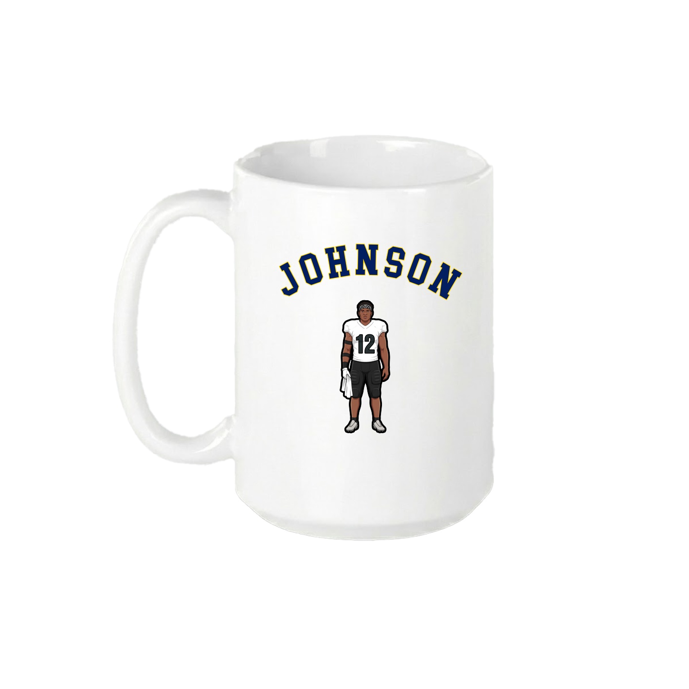 15oz Coffee Mug — Shirsey Arch in White
