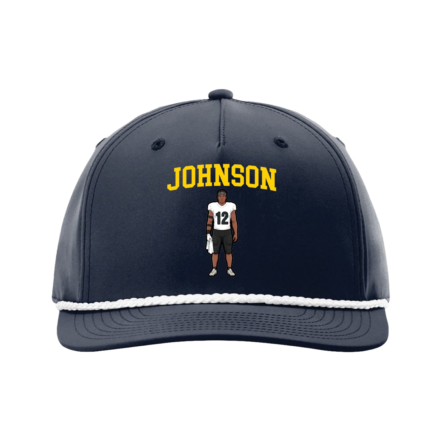 Five-Panel Classic Rope Cap — Shirsey in Navy