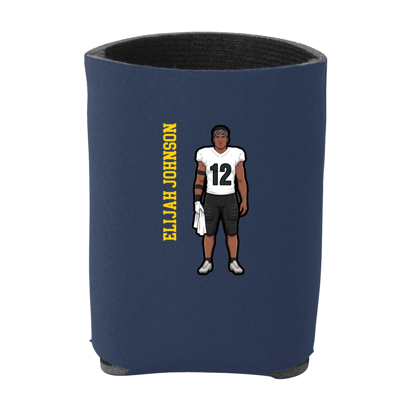 Can Holder — Name Vertical in Navy