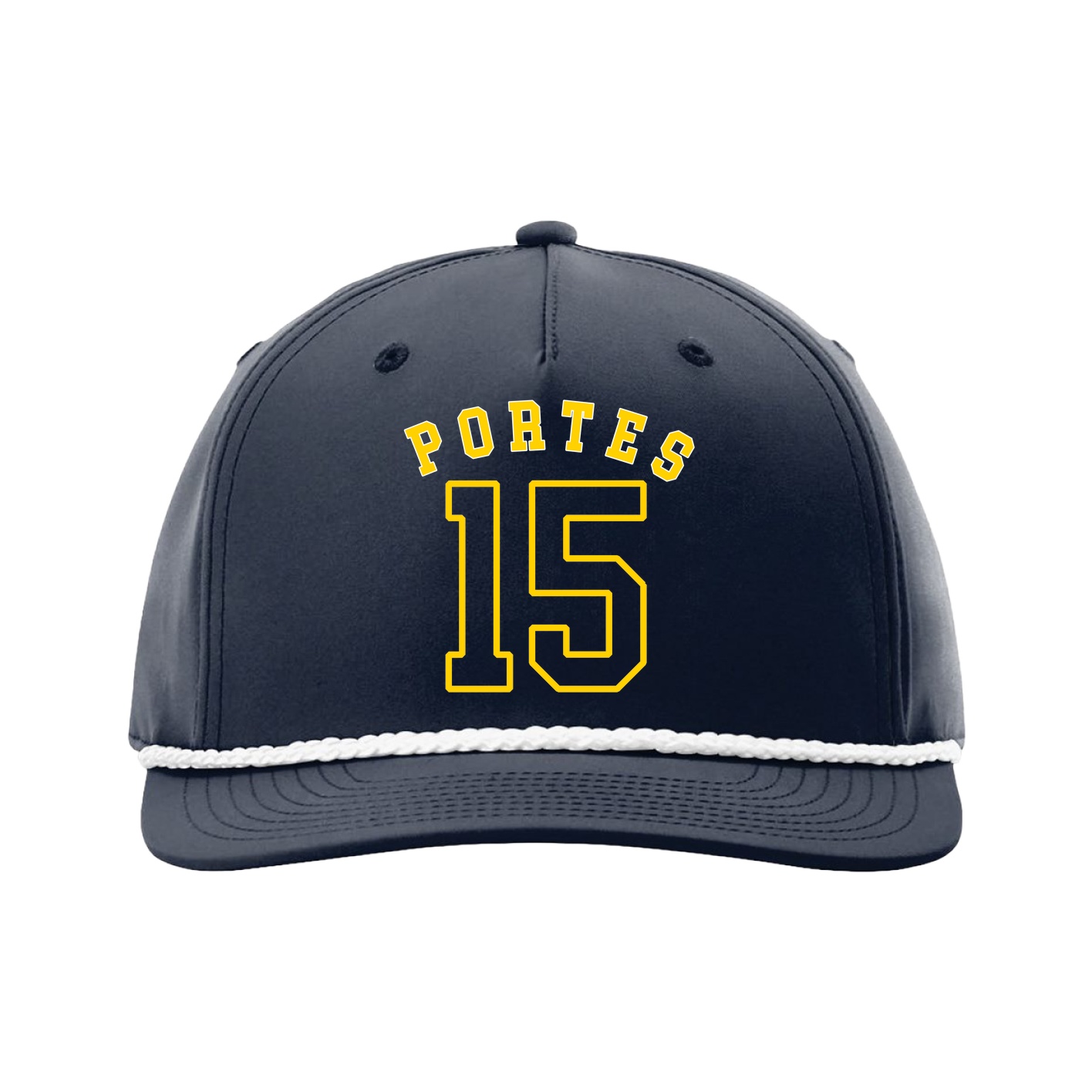 Five-Panel Classic Rope Cap — Shirsey Arch in Navy