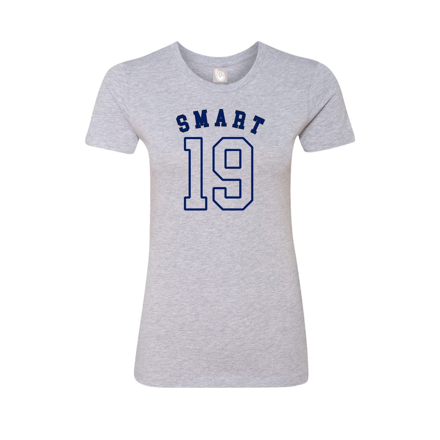 Fitted Women's Tee — Shirsey Arch in Grey
