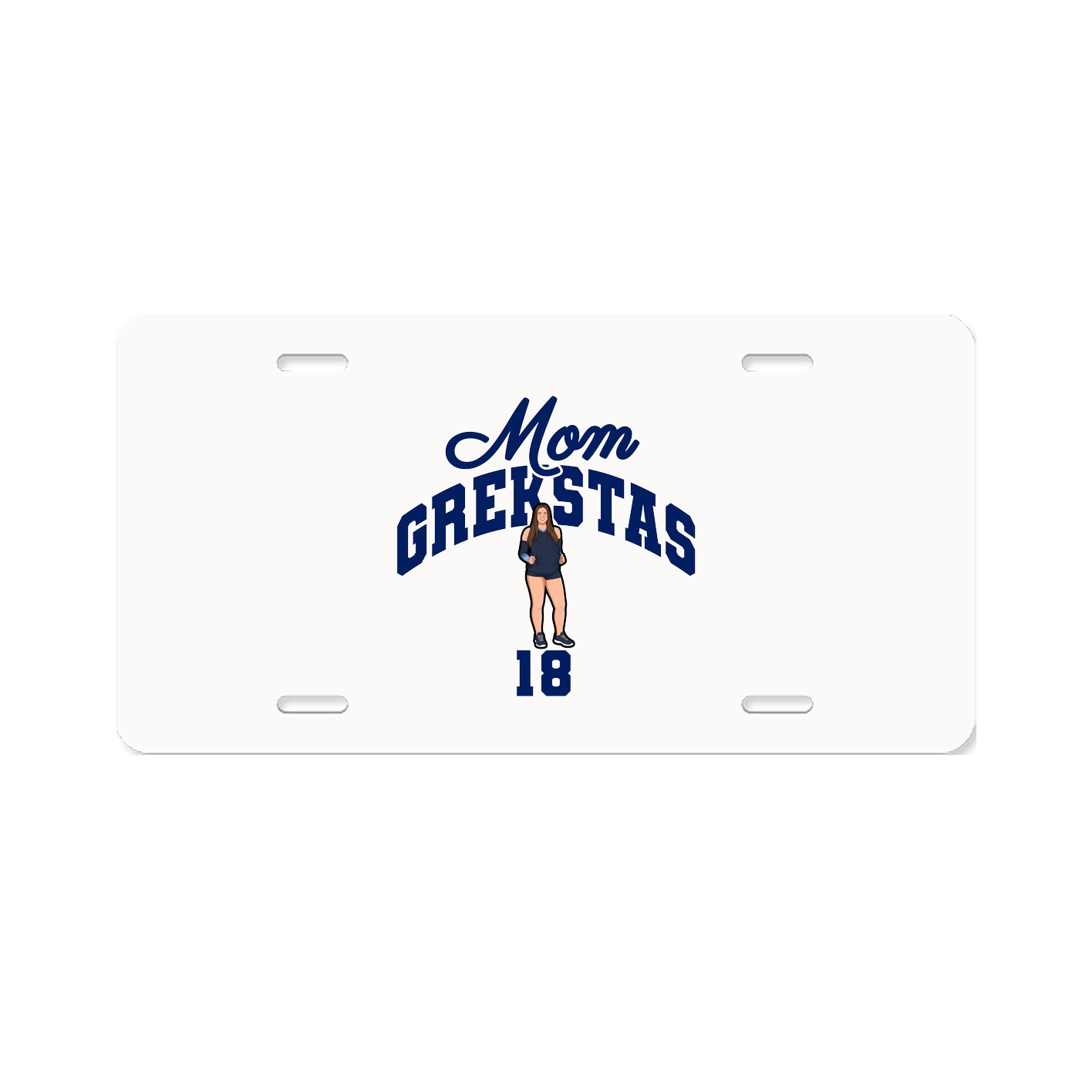 License Plate — Mothers Day Arch in Classic