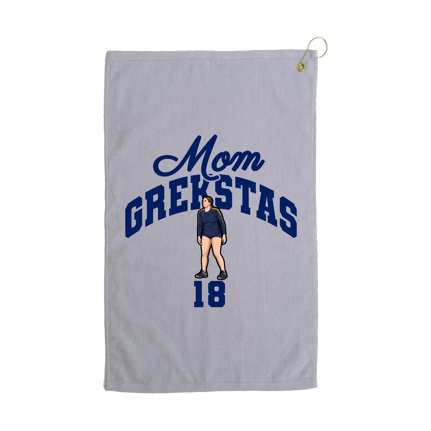 Golf Towel — Mothers Day Arch in Grey