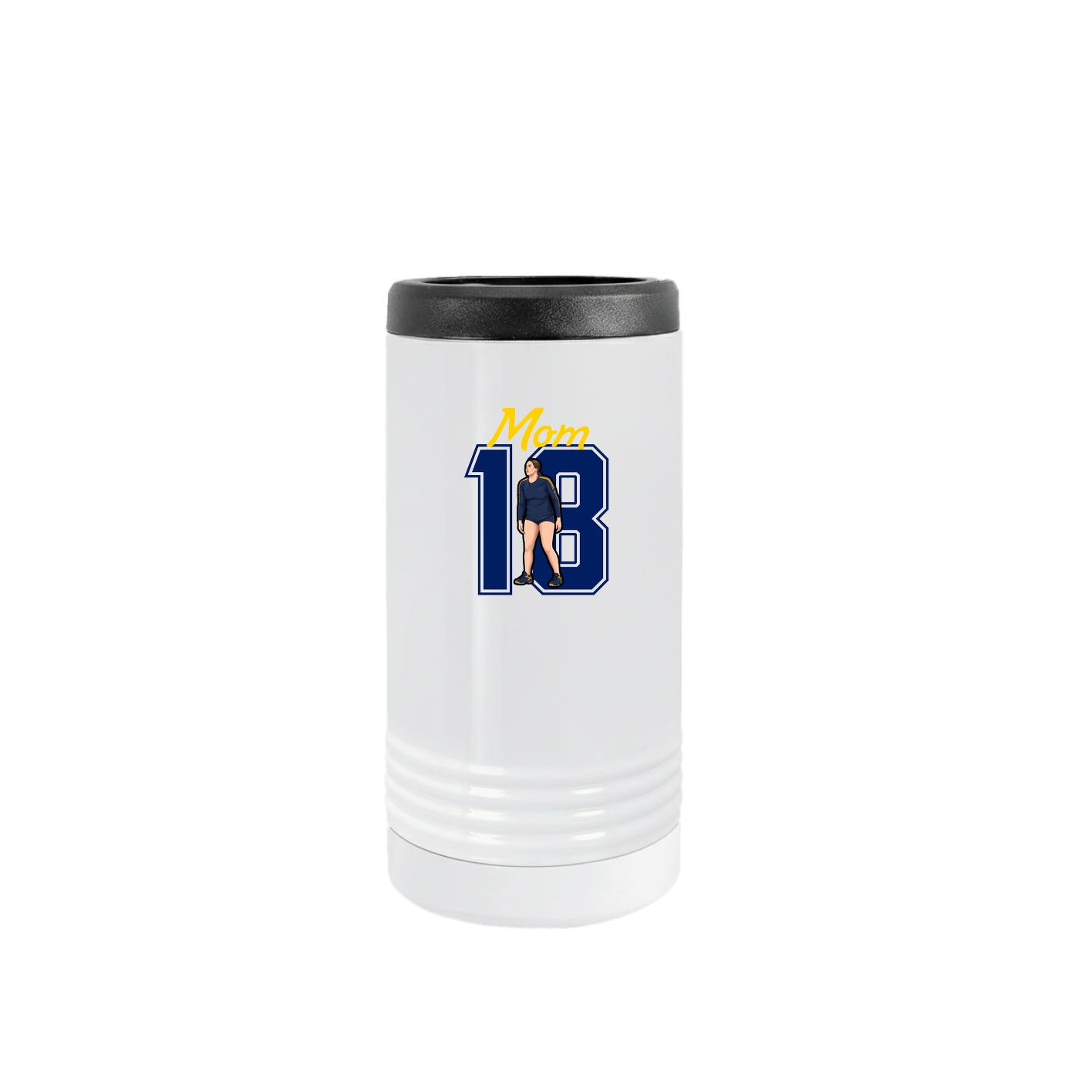 Slim Beverage Holder — Mothers Day Shirsey in White
