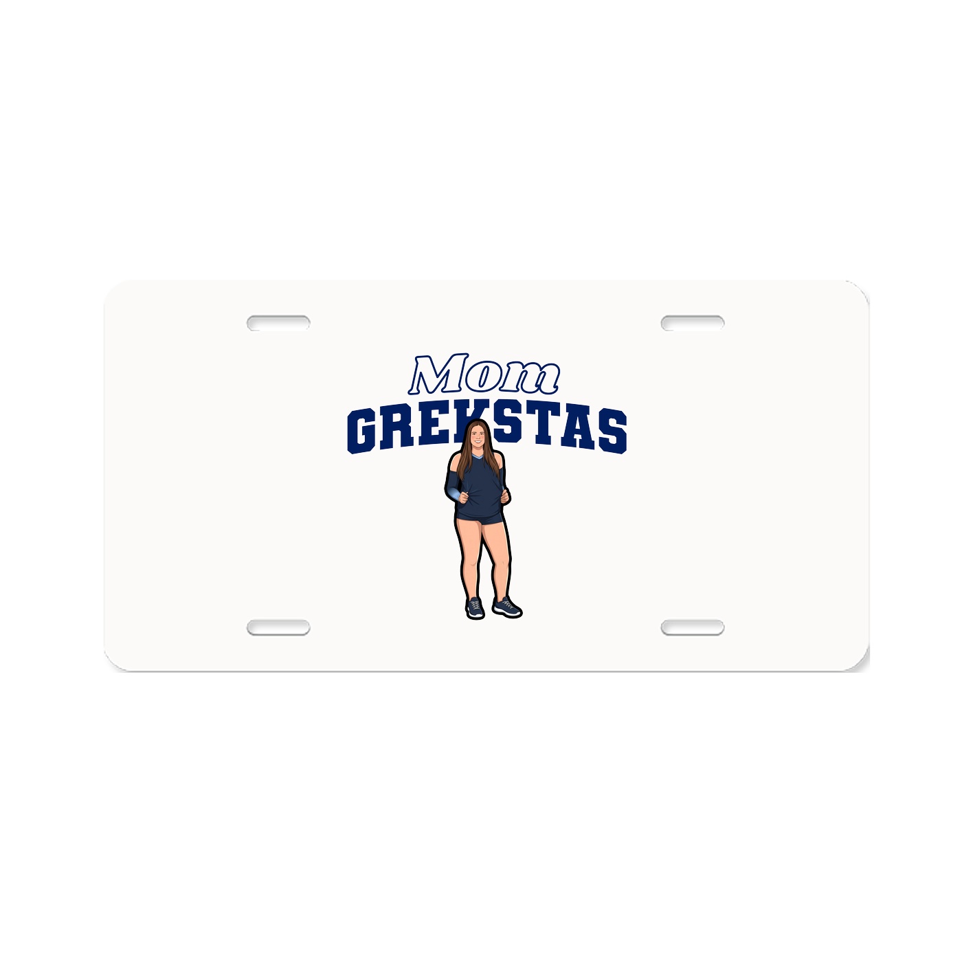 License Plate — Mothers Day Block in Classic