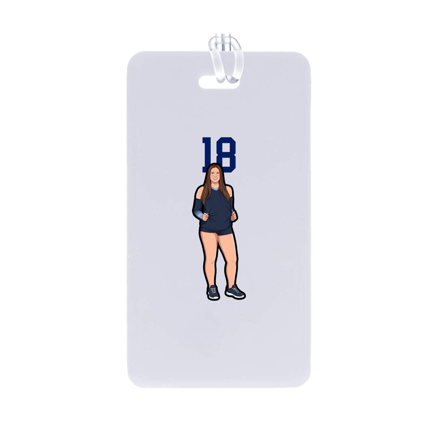 Bag Tag — Number Top in Classic