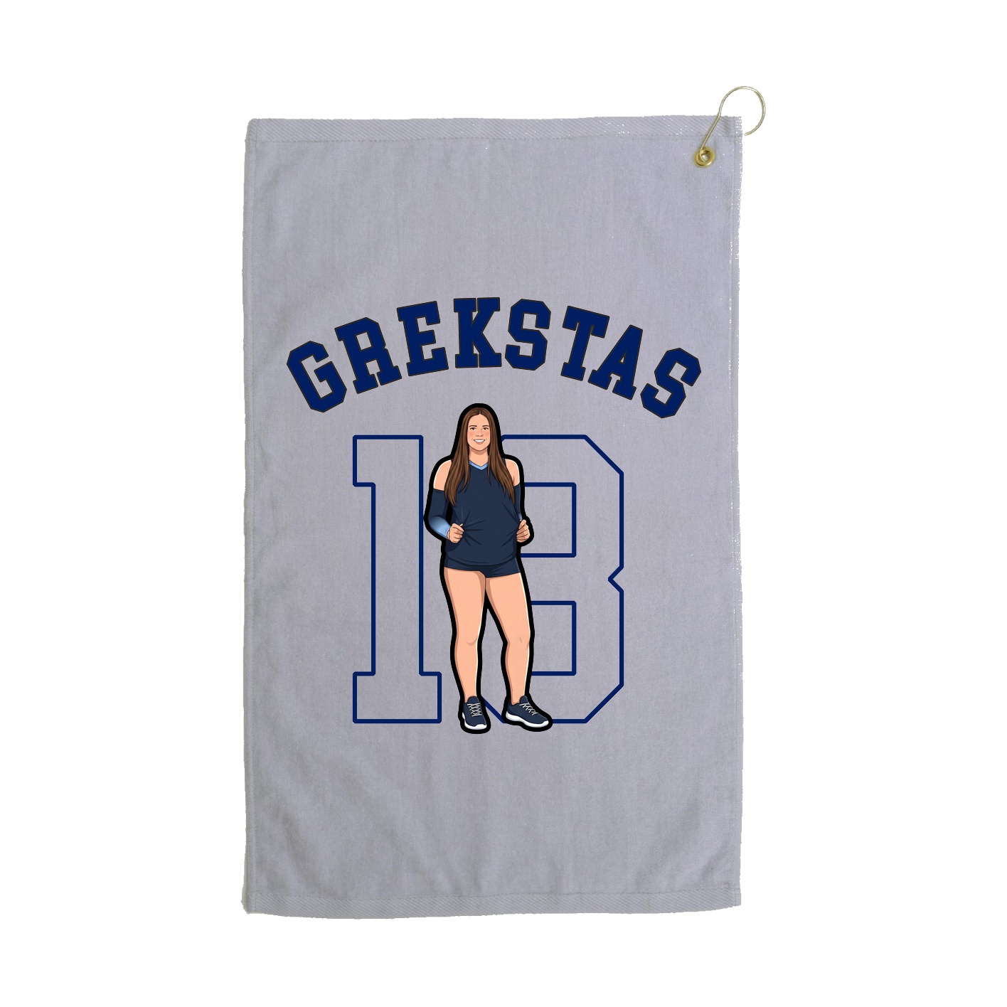 Golf Towel — Shirsey Arch in Grey