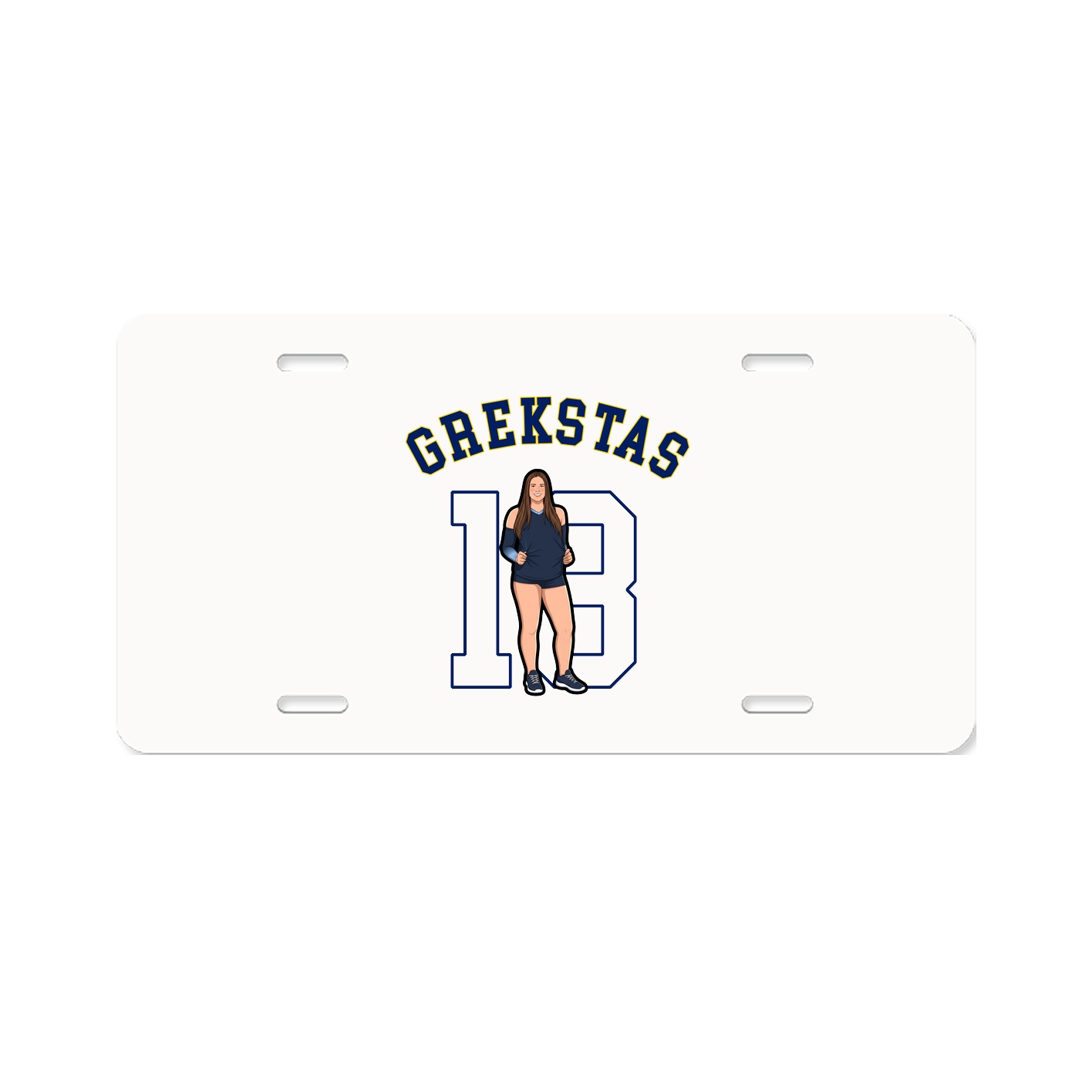 License Plate — Shirsey Arch in Classic