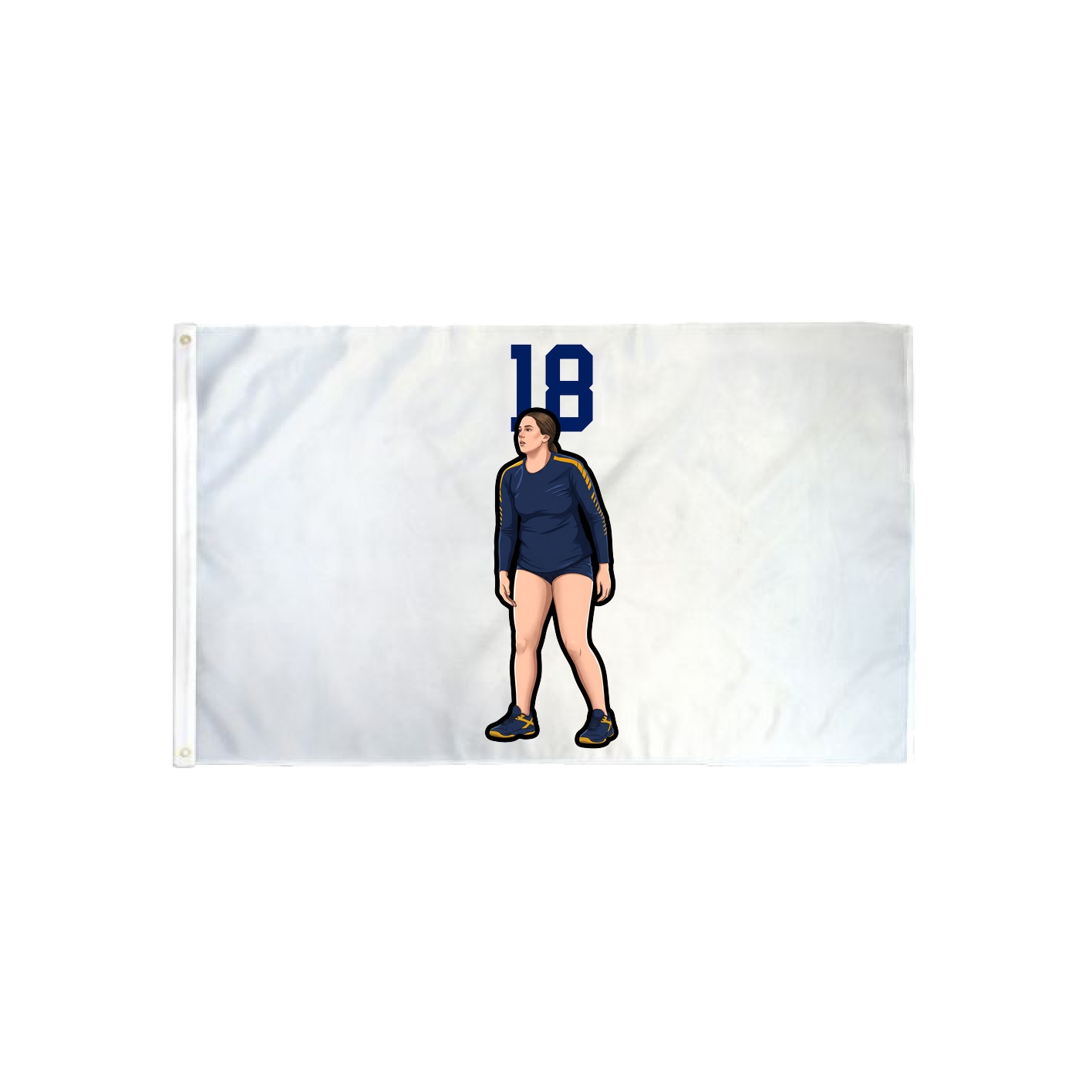 3x5 Flag — Number Top in Classic