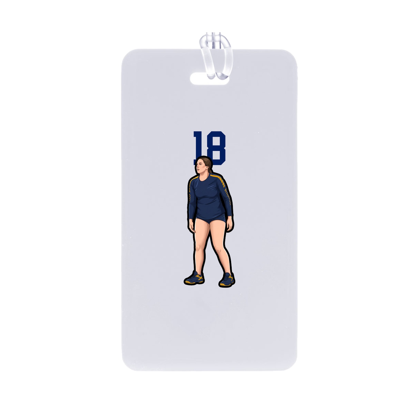 Bag Tag — Number Top in Classic