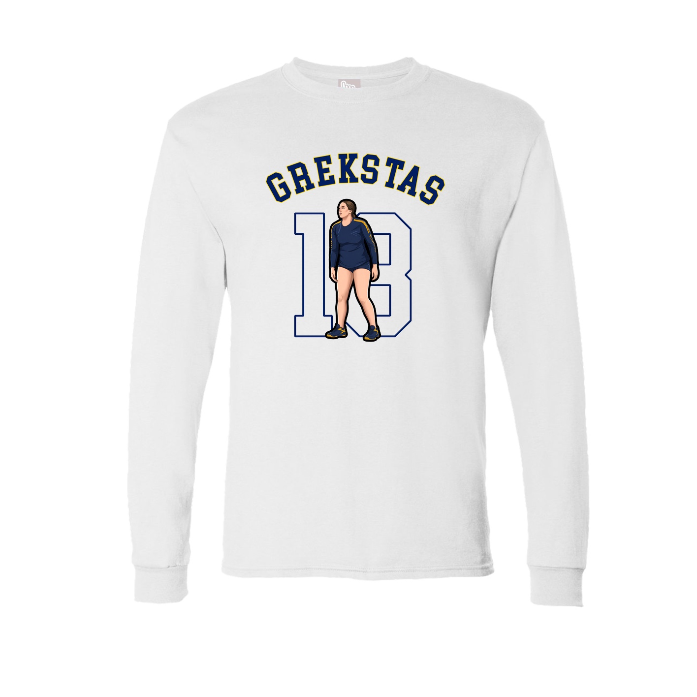 Long Sleeve Tee — Shirsey Arch in White