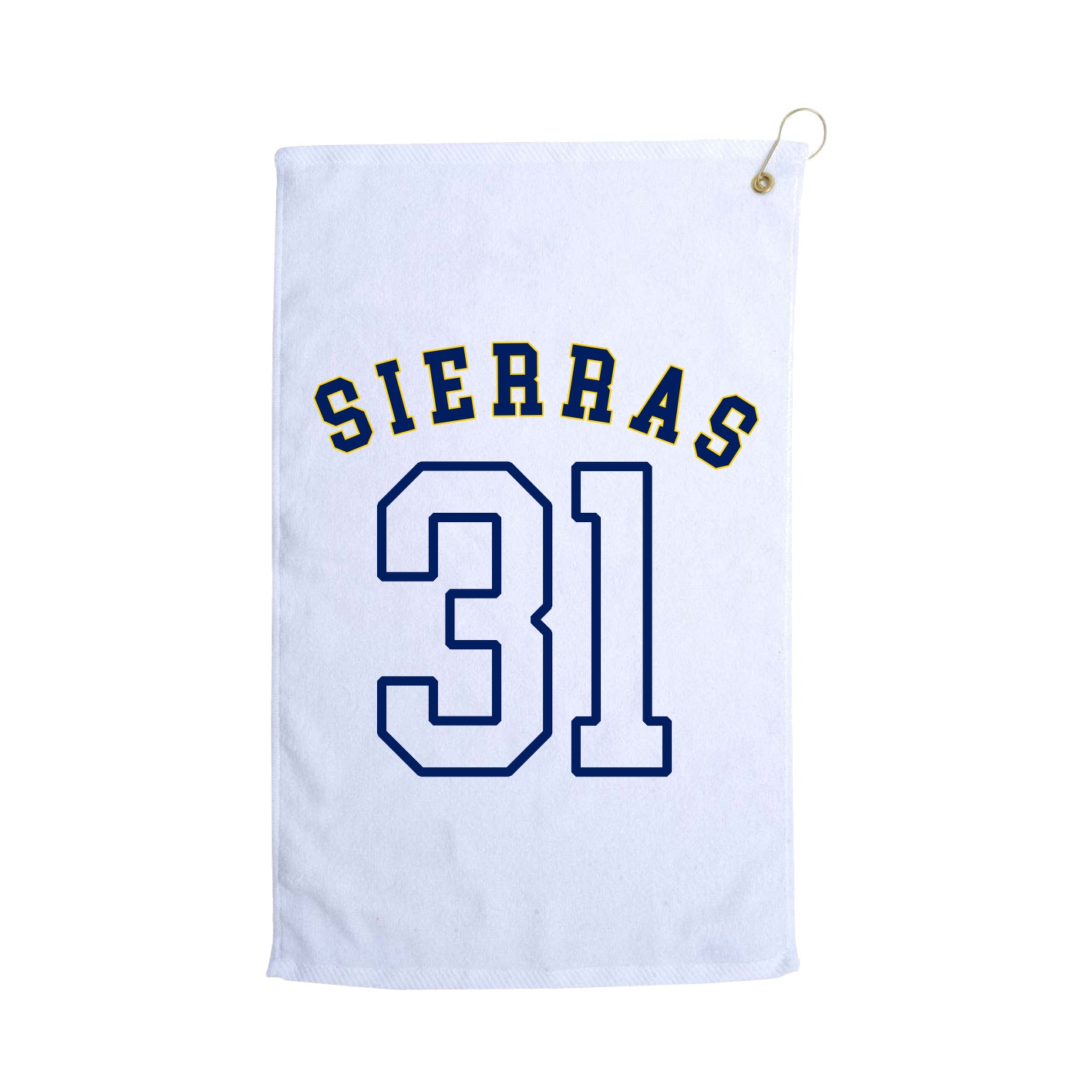 Golf Towel — Shirsey Arch in White