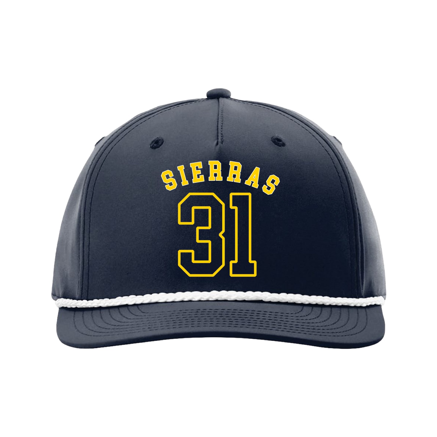 Five-Panel Classic Rope Cap — Shirsey Arch in Navy
