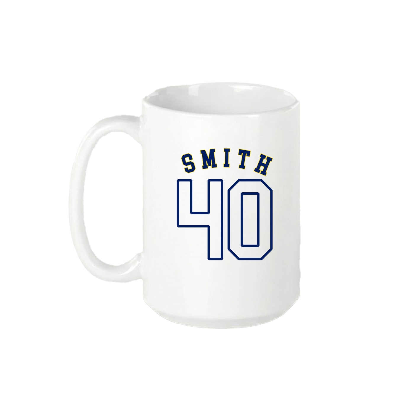 15oz Coffee Mug — Shirsey Arch in White