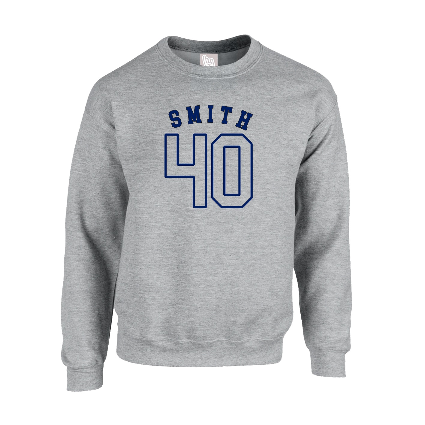 Fleece Crew — Shirsey Arch in Grey