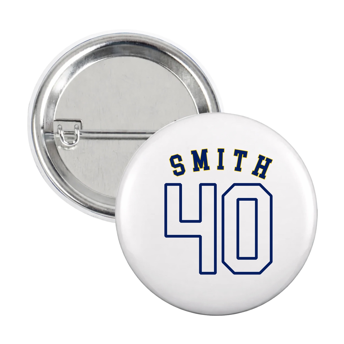 Game Day Button — Shirsey Arch in White