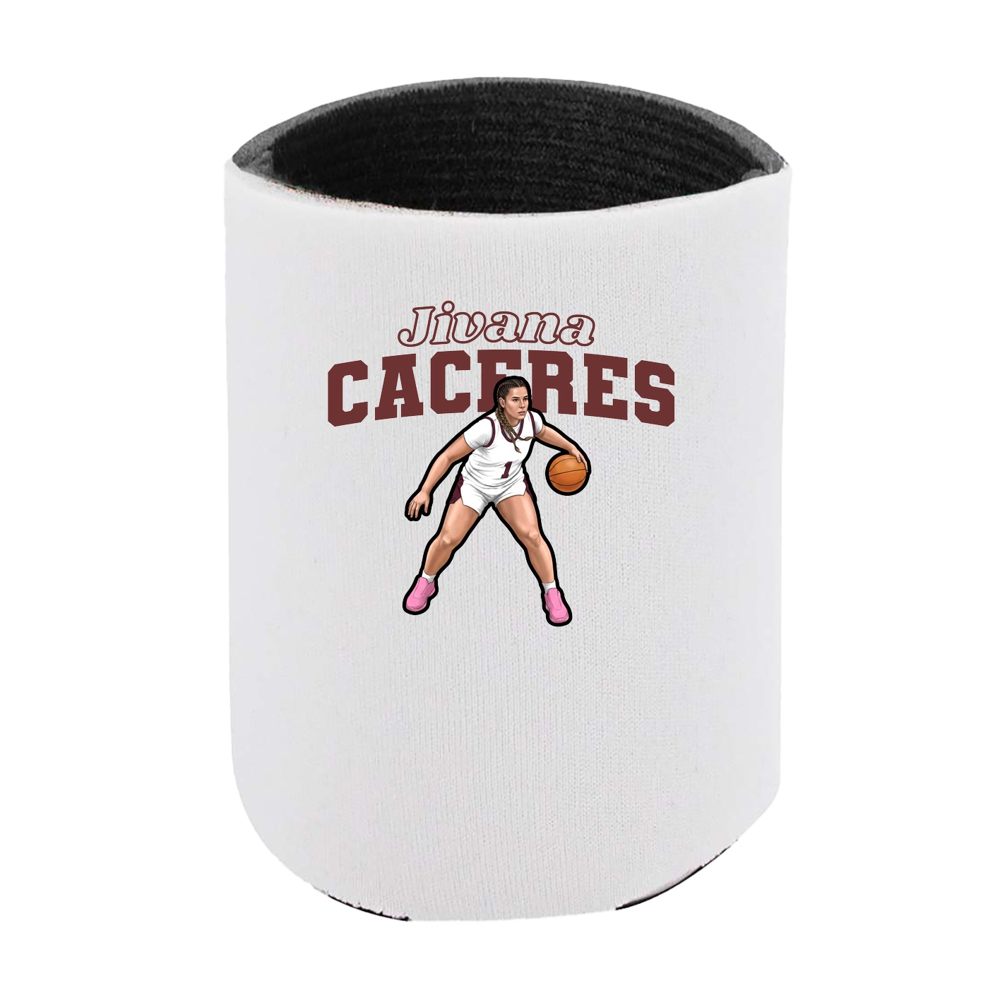 Can Holder — Name Arch in White