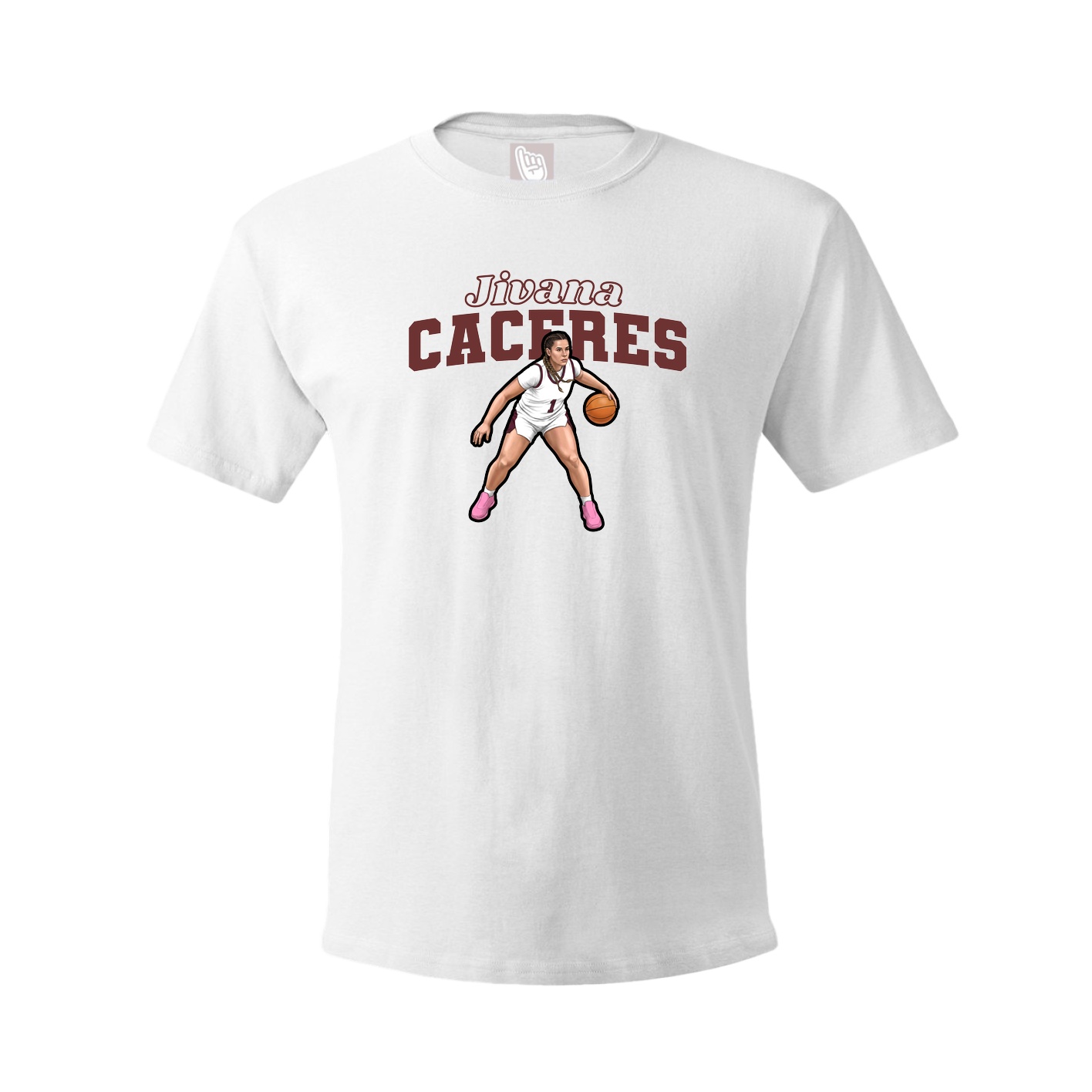 Tee — Name Arch in White
