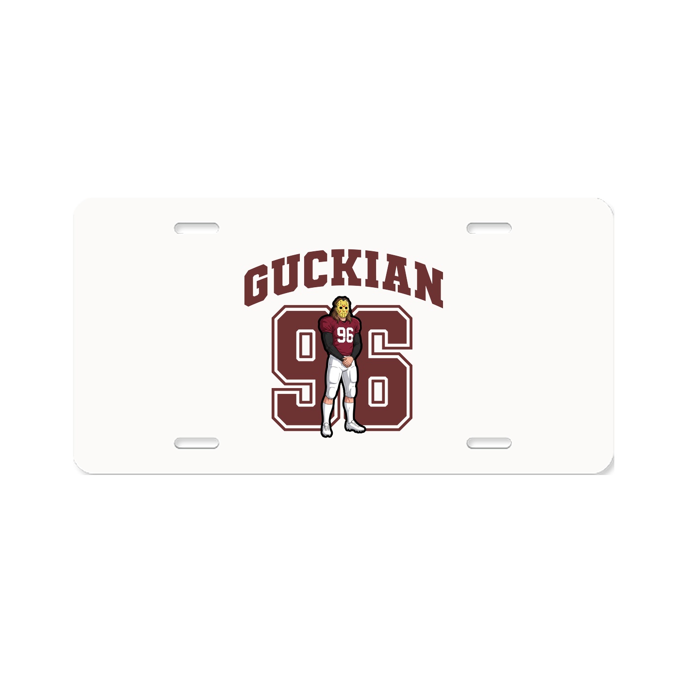 License Plate — Number in Classic