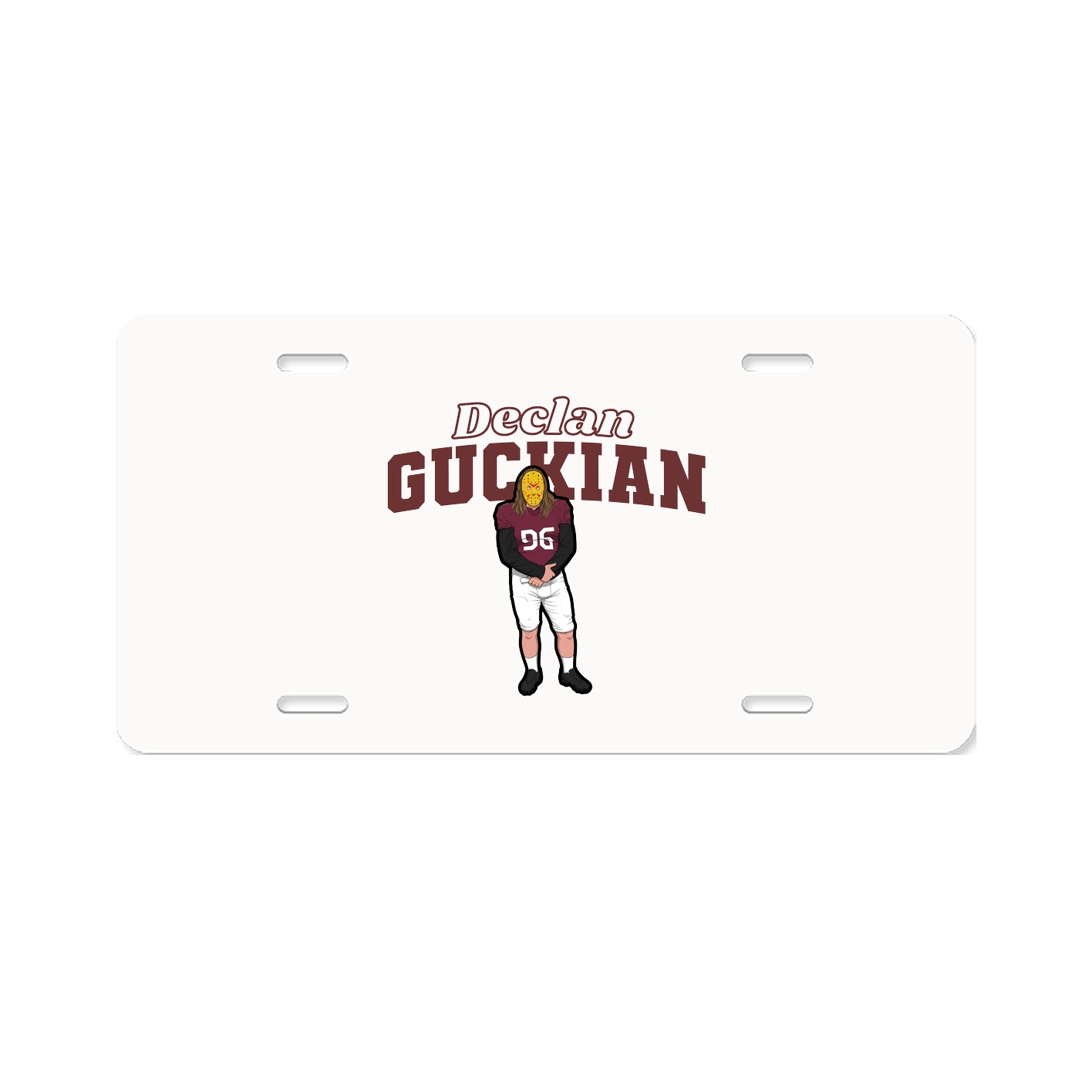 License Plate — Name Arch in Classic