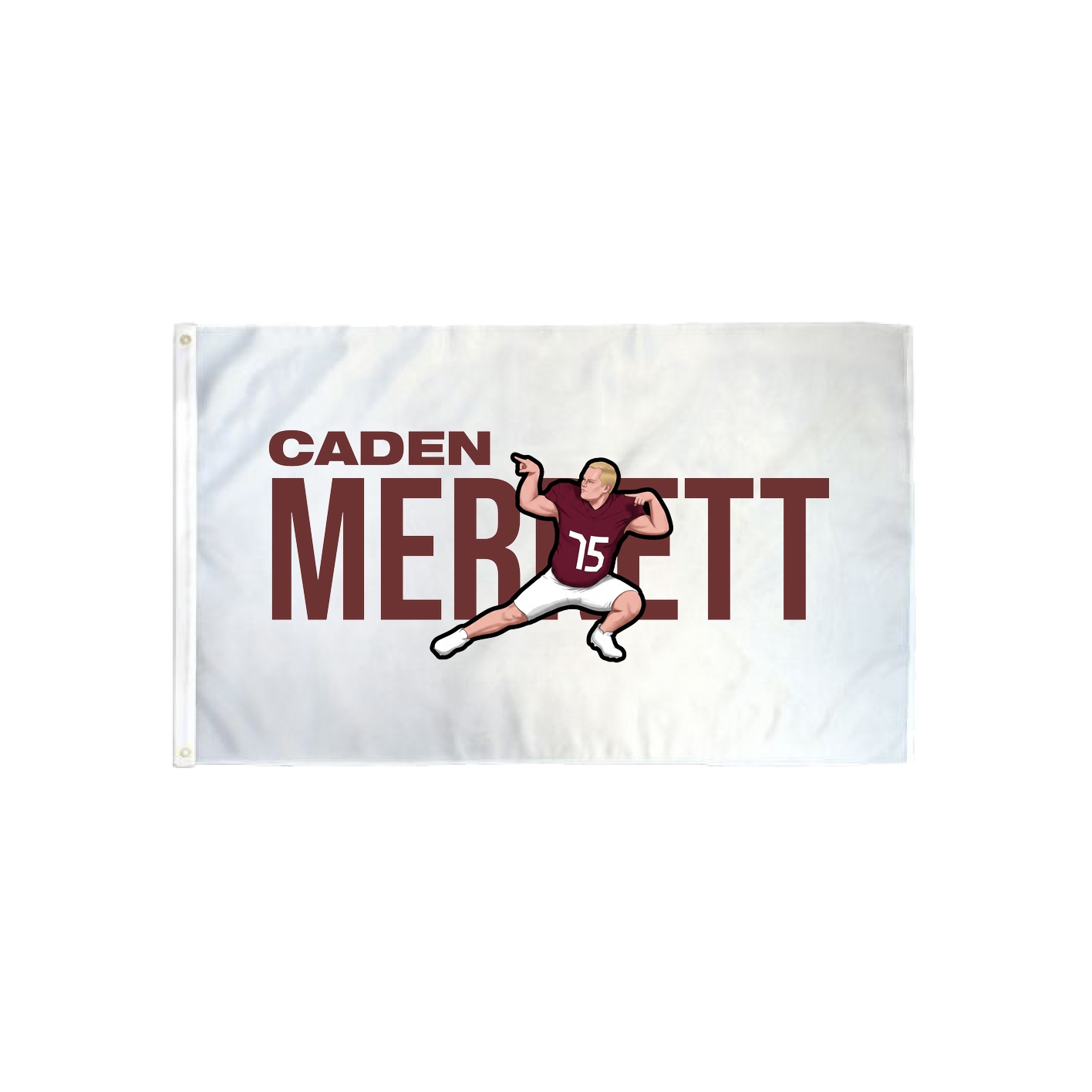 3x5 Flag — Player Name in Classic