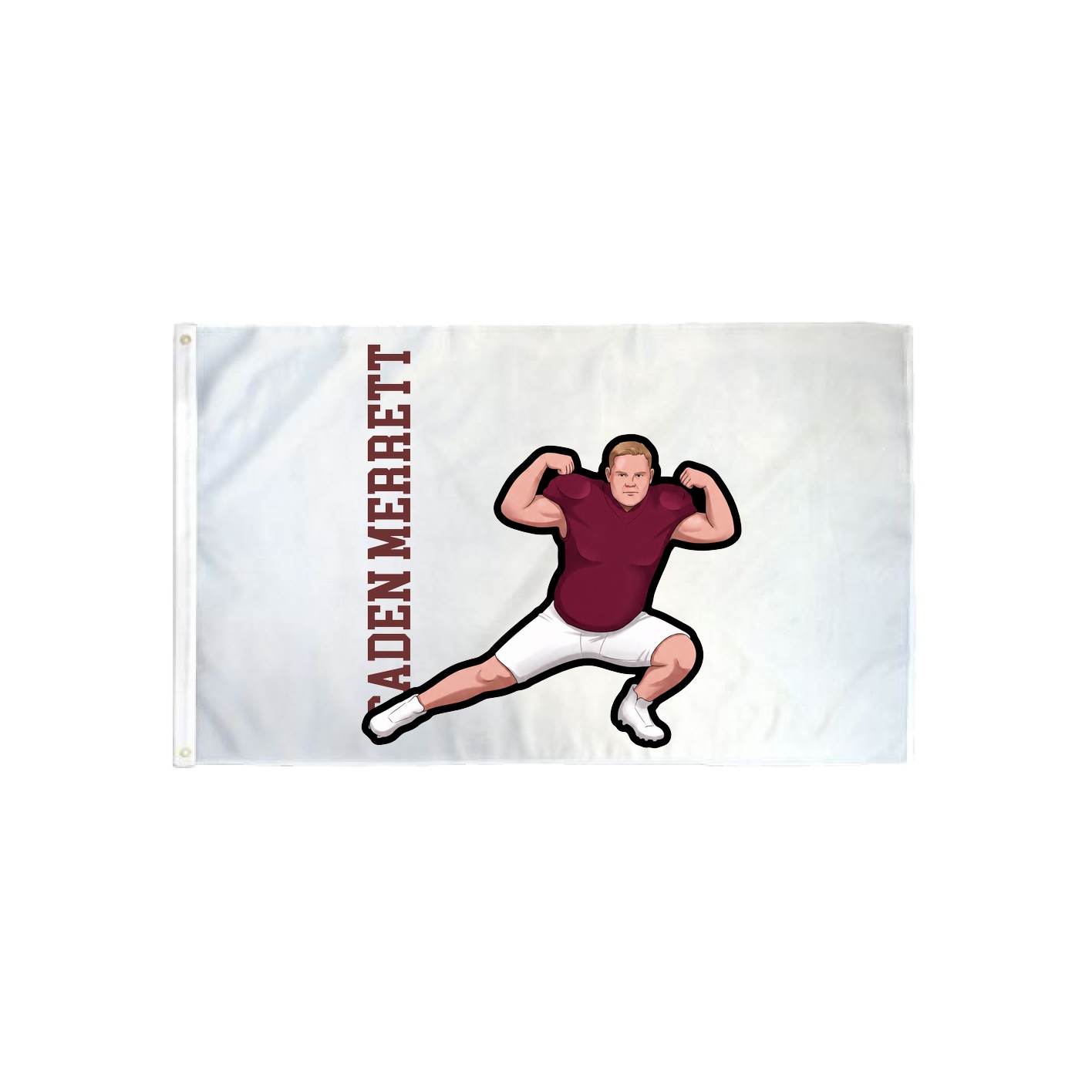 3x5 Flag — Name Vertical in Classic
