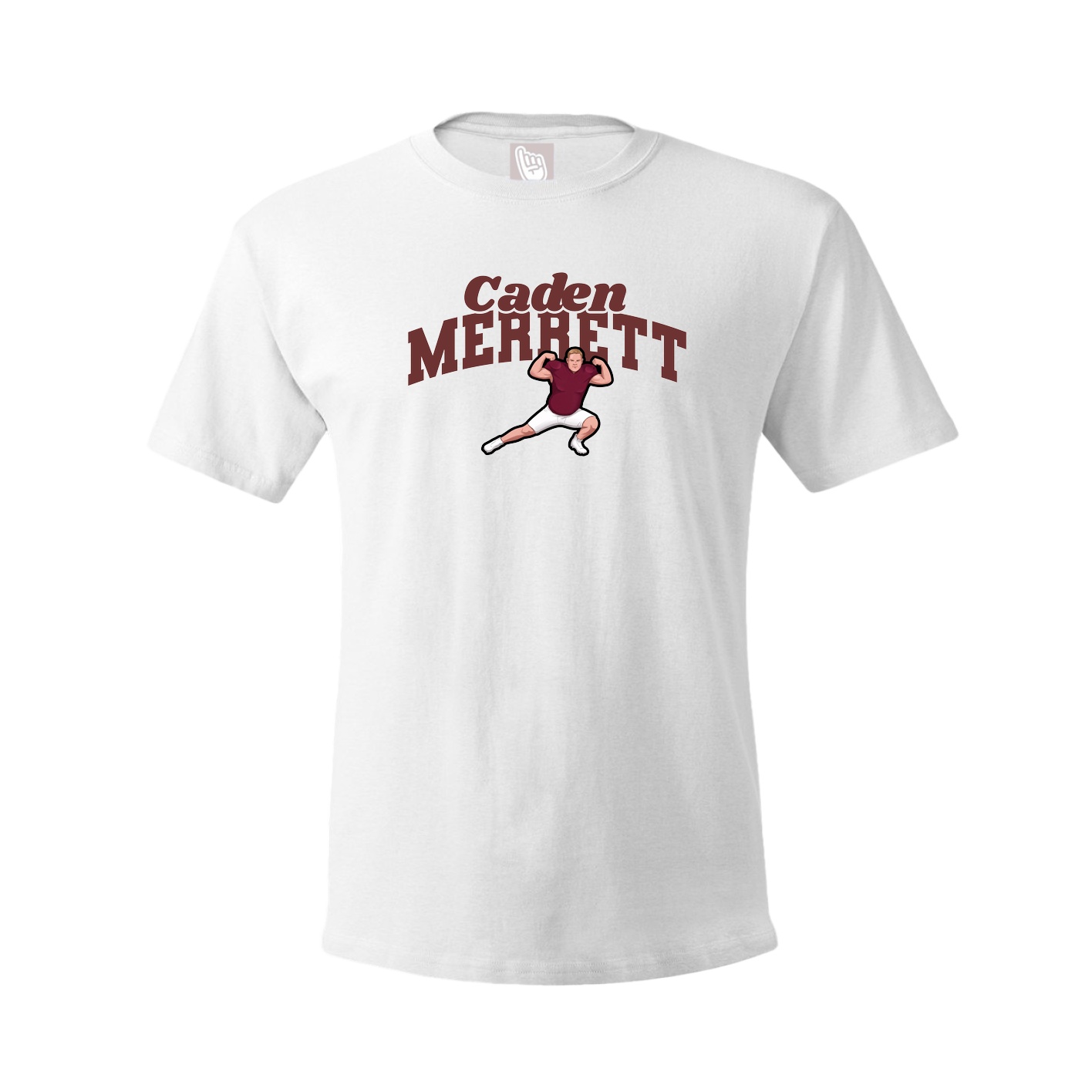 Youth Tee — Signature Arch in White