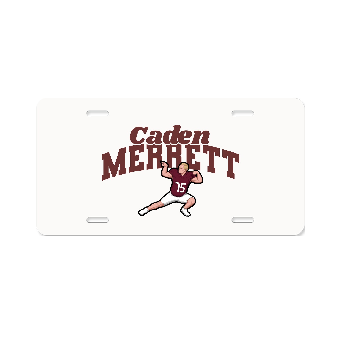 License Plate — Signature Arch in Classic