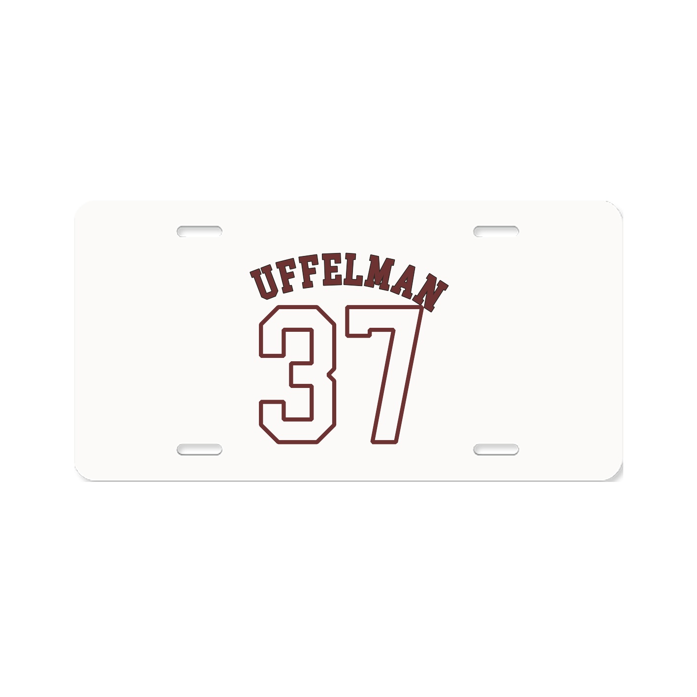 License Plate — Shirsey Arch in Classic
