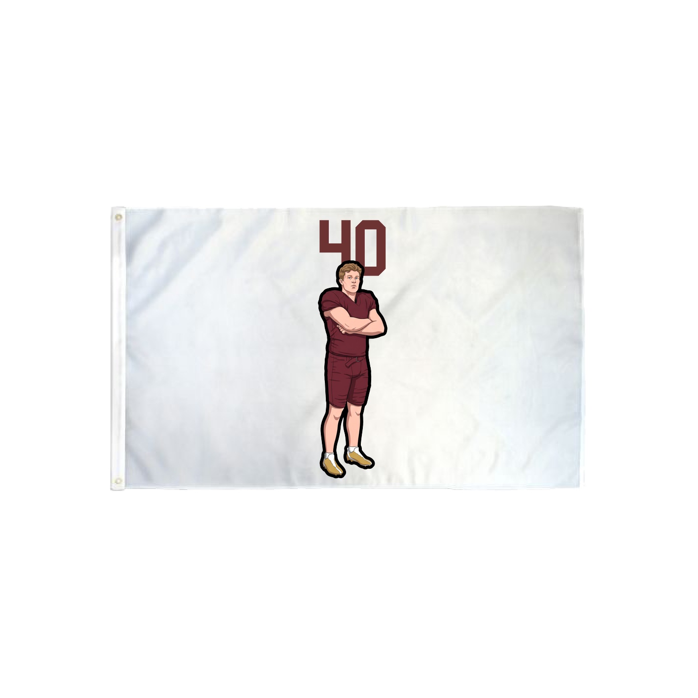 3x5 Flag — Number Top in Classic