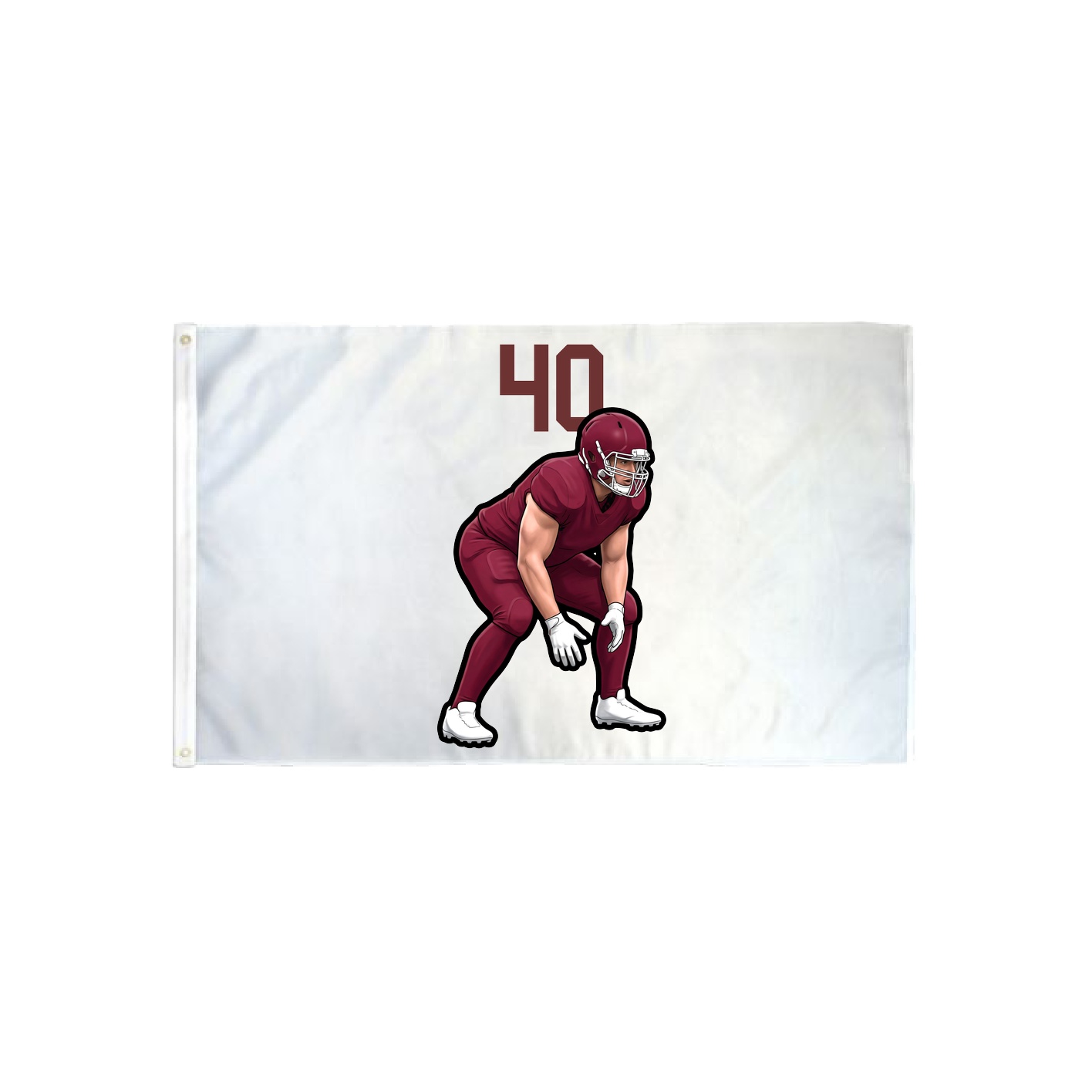 3x5 Flag — Number Top in Classic