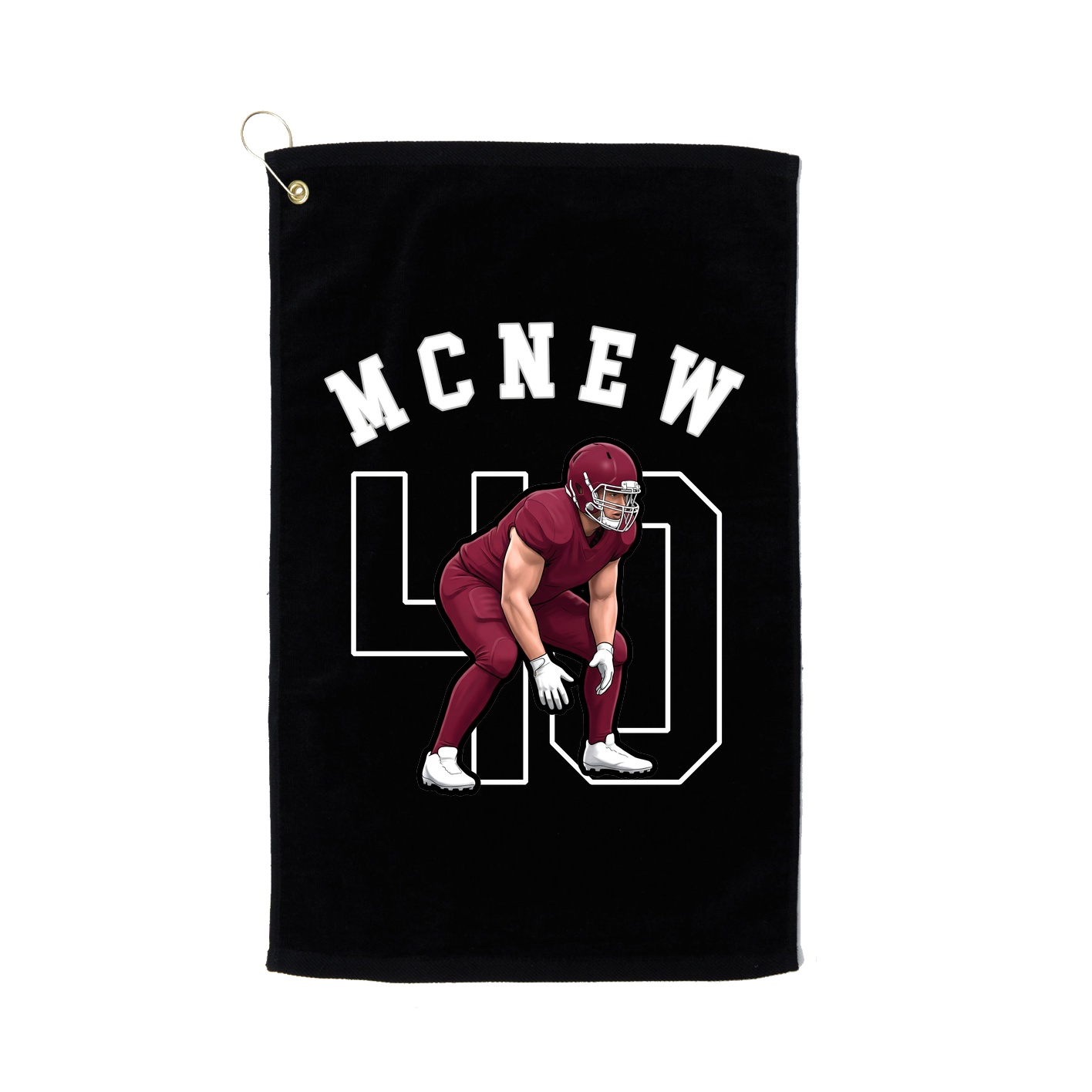 Golf Towel — Shirsey Arch in Black