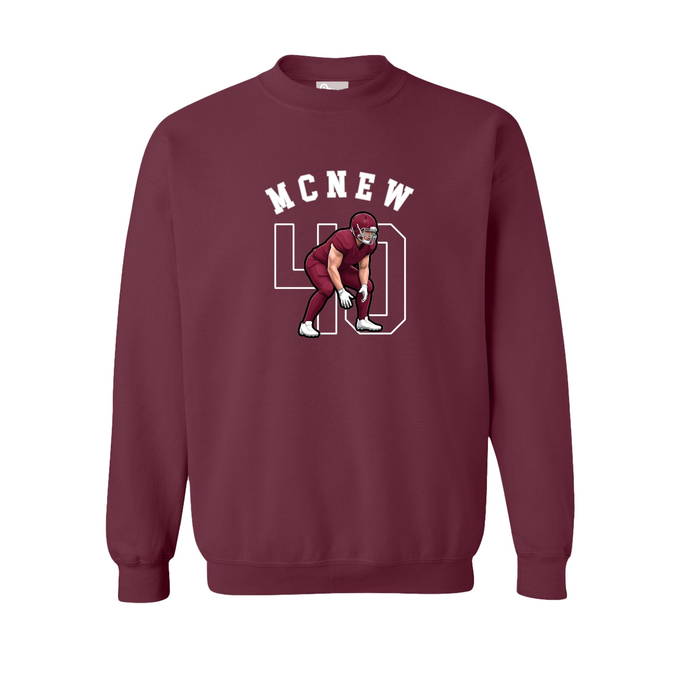 Fleece Crew — Shirsey Arch in Maroon
