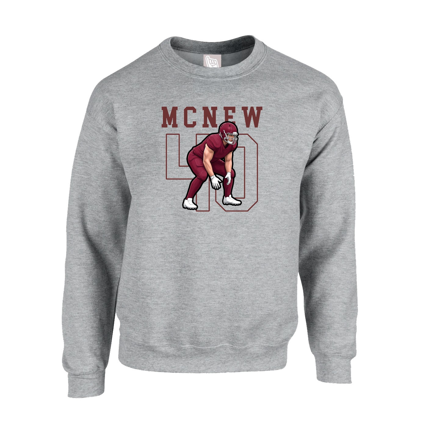 Fleece Crew — Shirsey in Grey