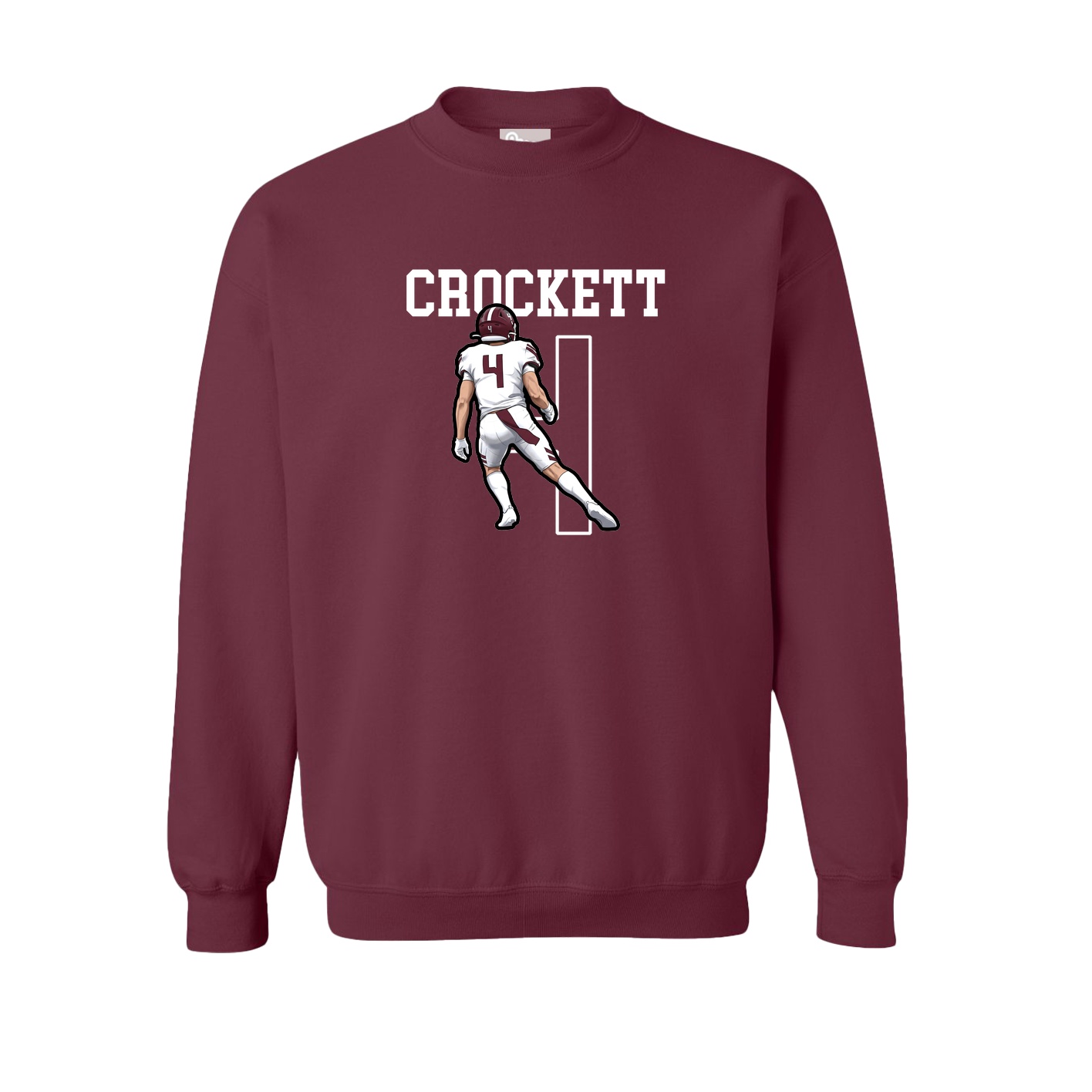 Fleece Crew — Shirsey in Maroon