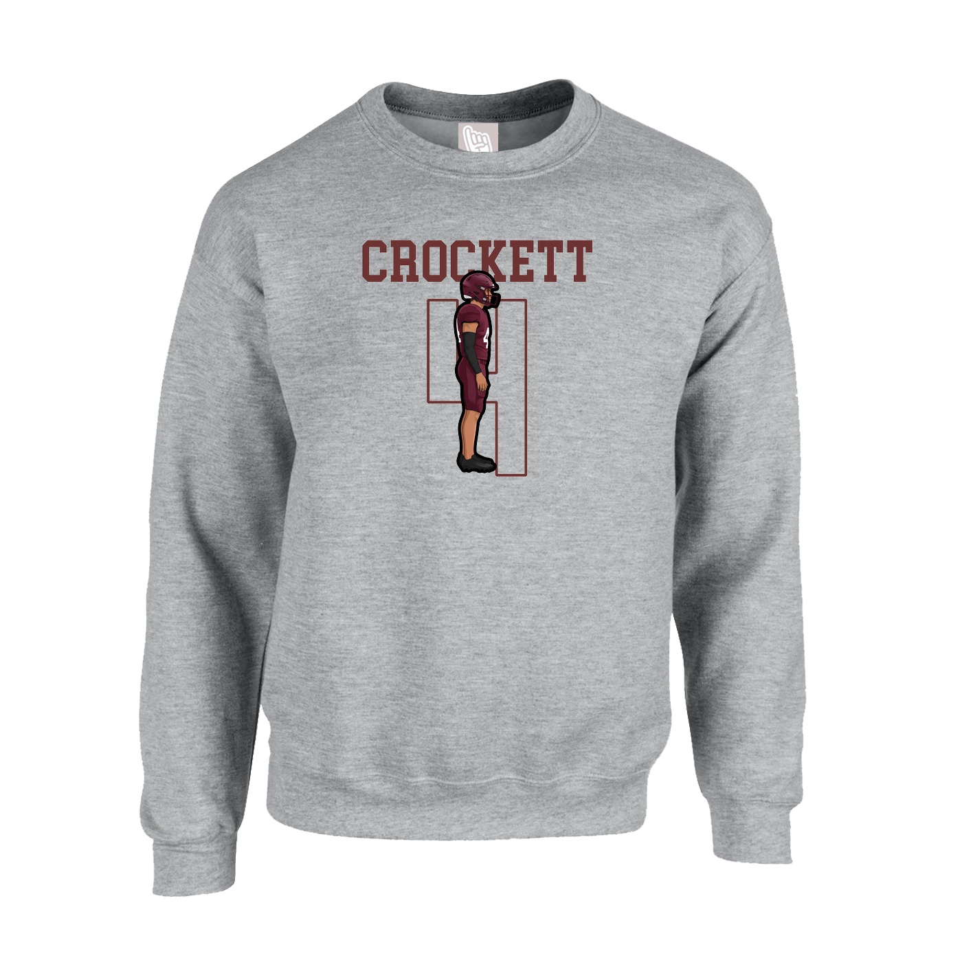 Fleece Crew — Shirsey in Grey