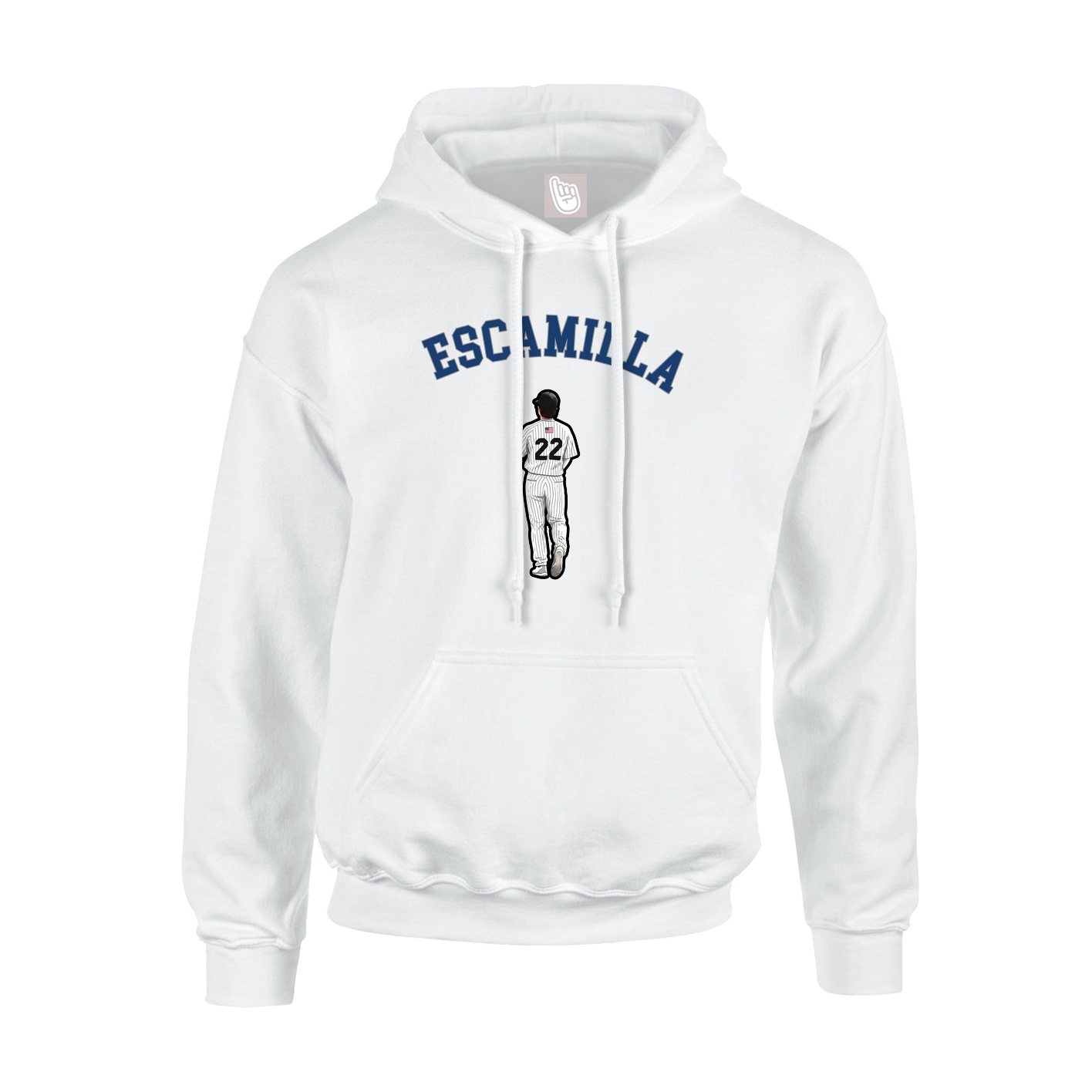 Youth Hoodie — Shirsey Arch in White