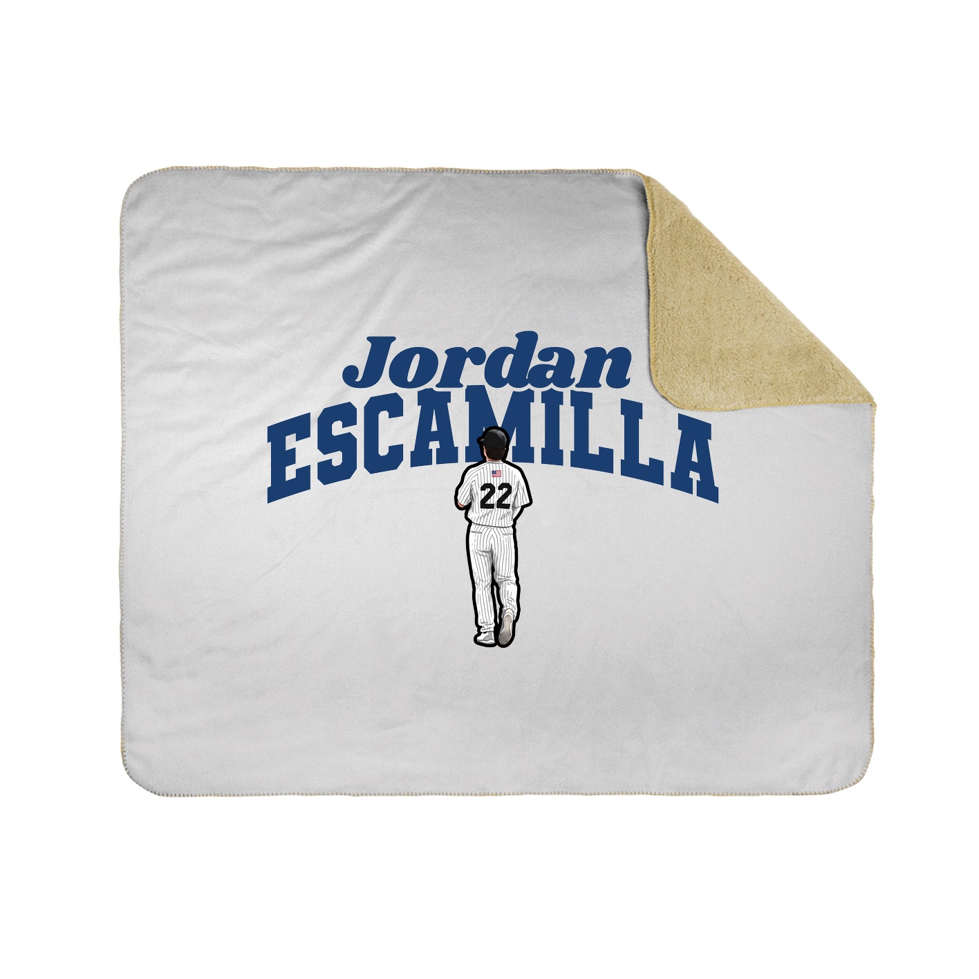 Throw Blanket — Signature Arch in White