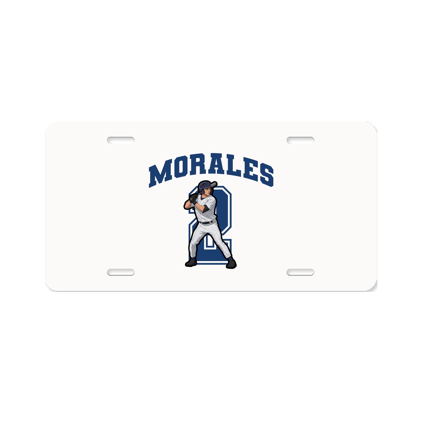 License Plate — Number in Classic