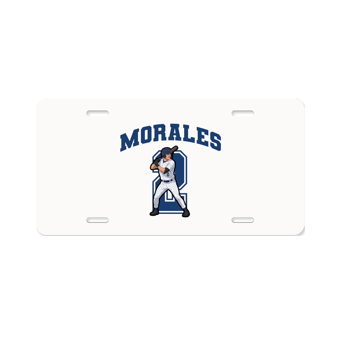License Plate — Number in Classic