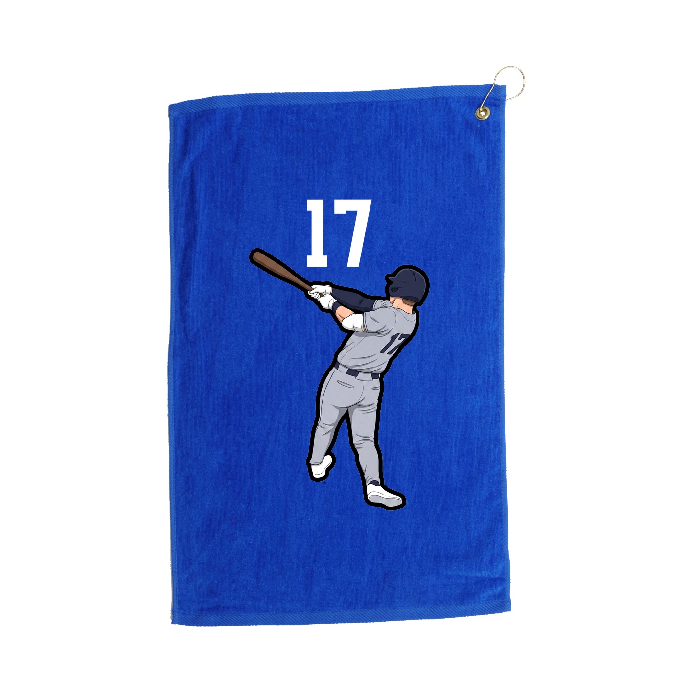 Golf Towel — Number Top in Royal