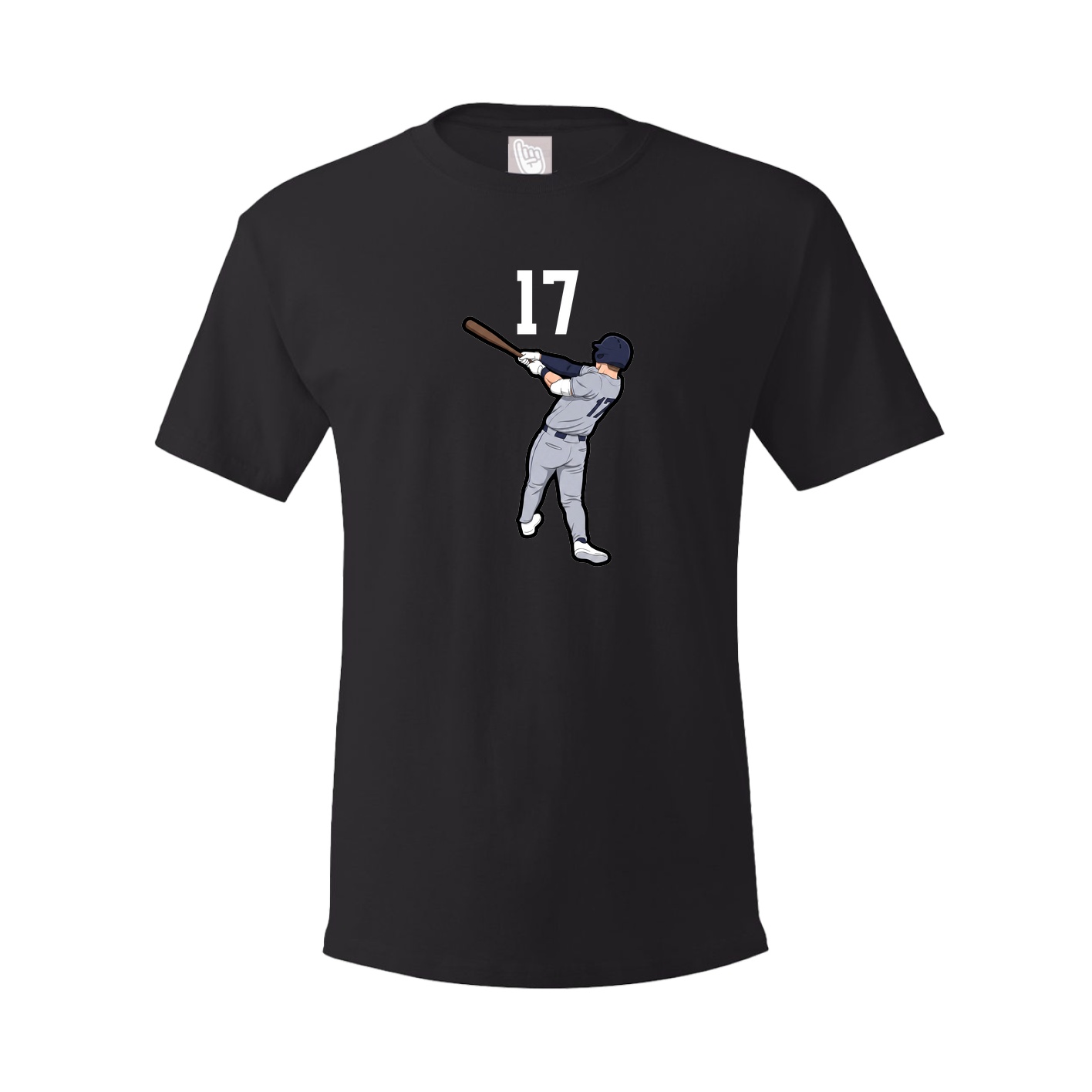 Youth Tee — Number Top in Black