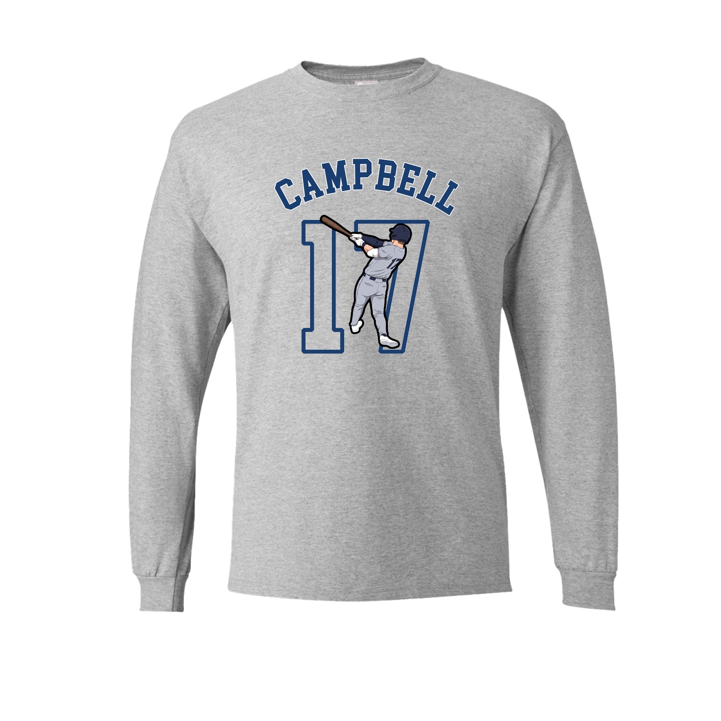 Long Sleeve Tee — Shirsey Arch in Grey