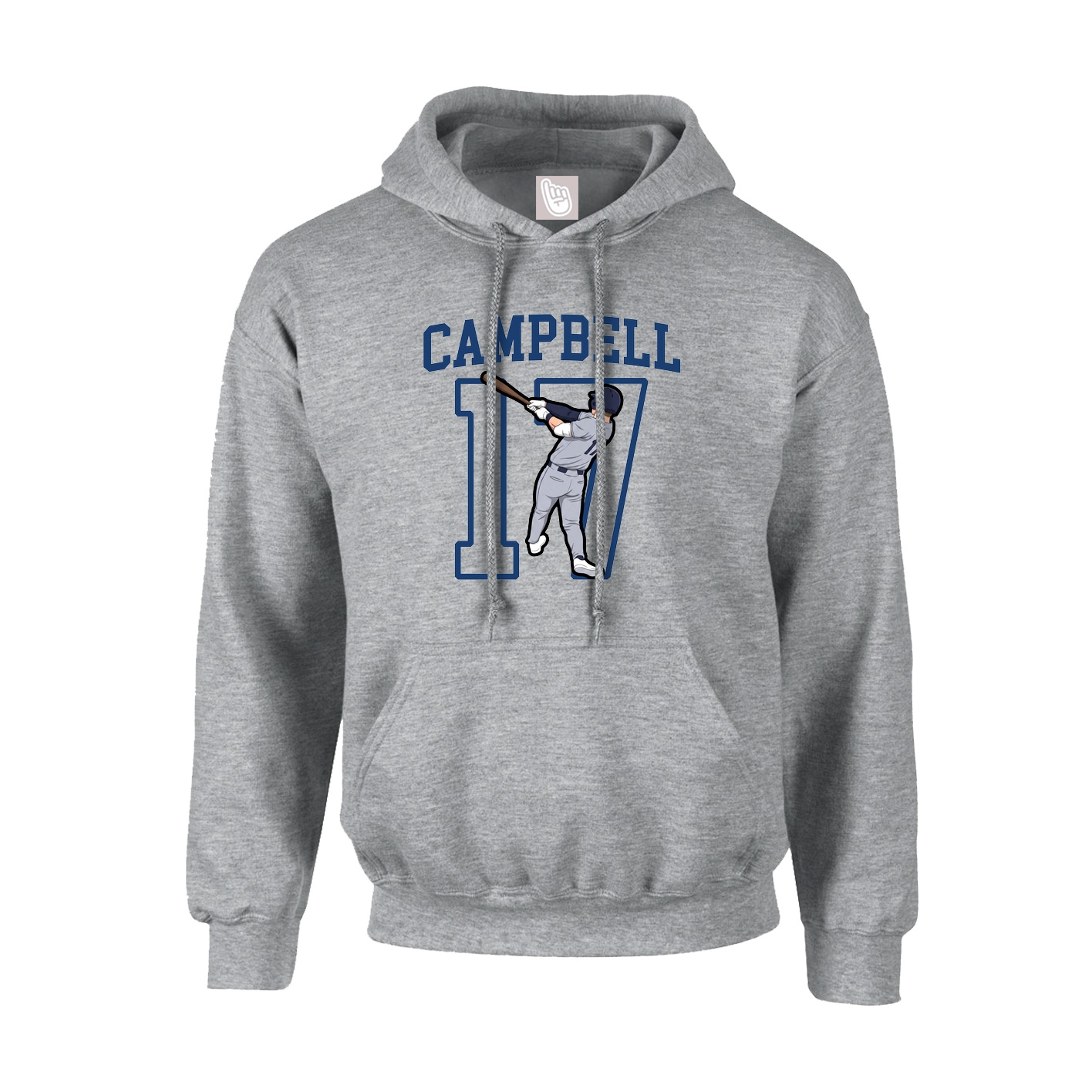 Hoodie — Shirsey in Grey