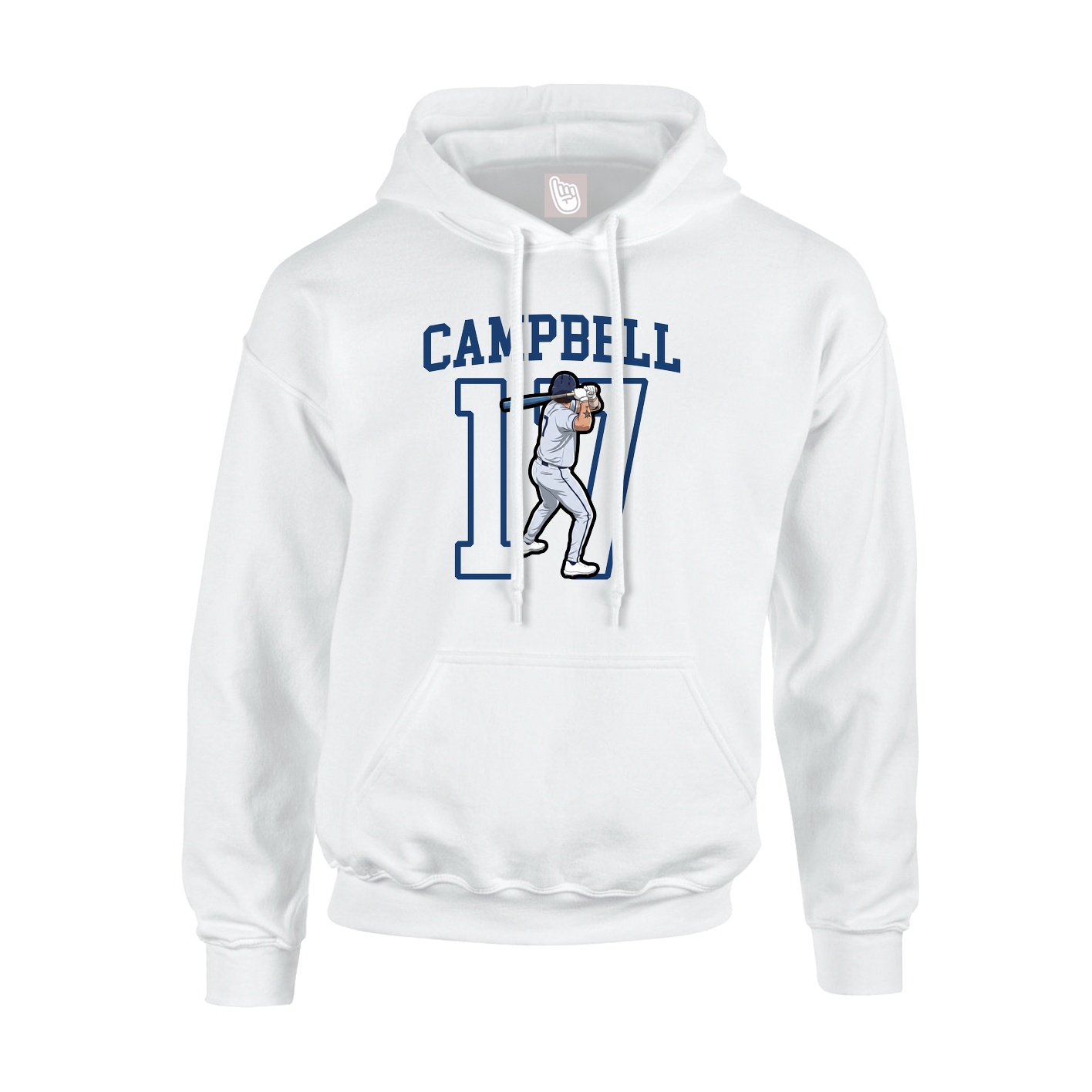 Hoodie — Shirsey in White