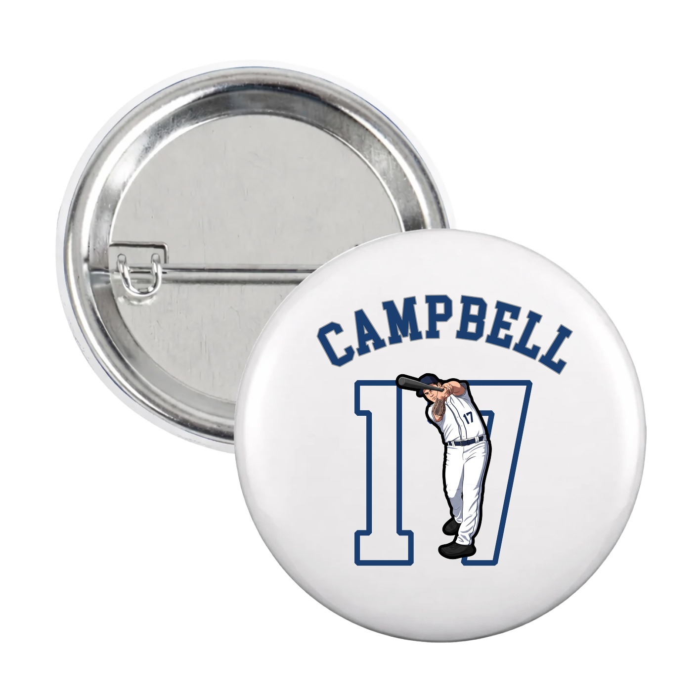 Game Day Button — Shirsey Arch in White