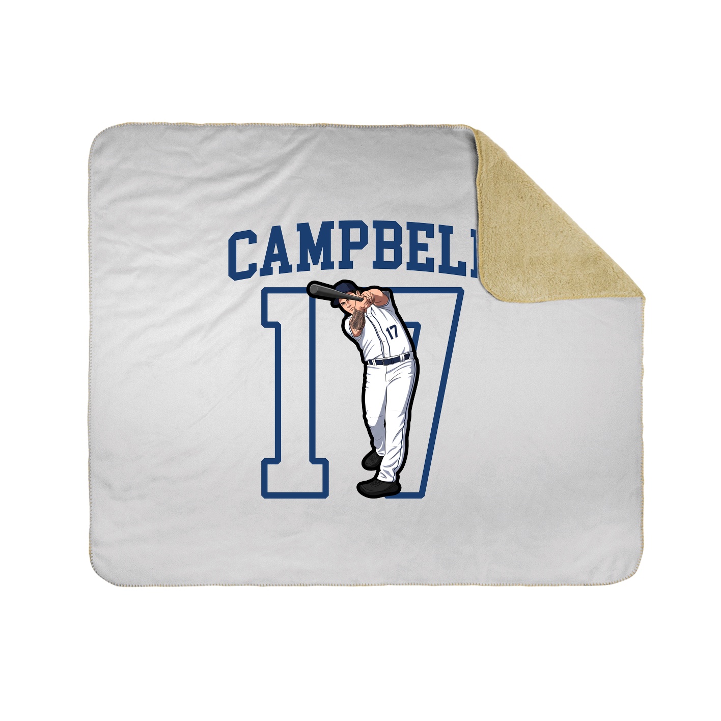 Throw Blanket — Shirsey in White