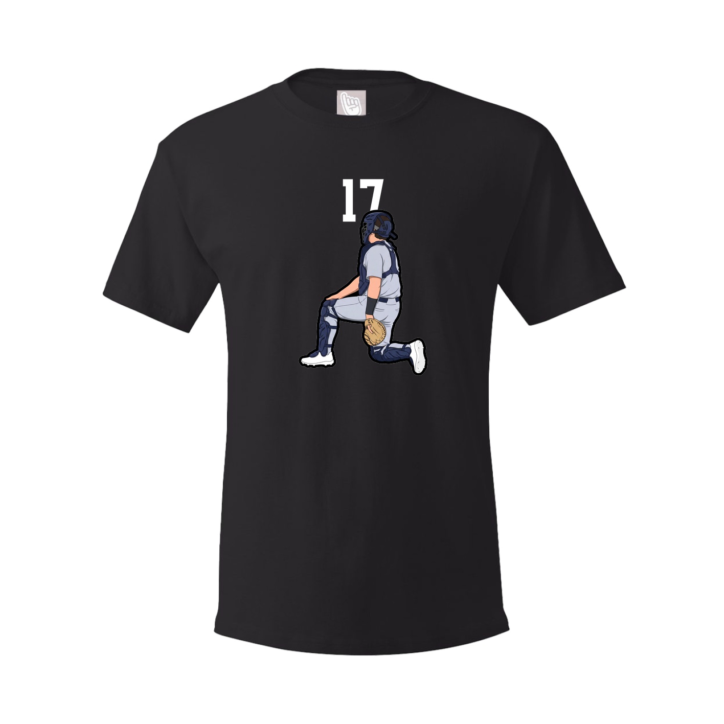 Youth Tee — Number Top in Black