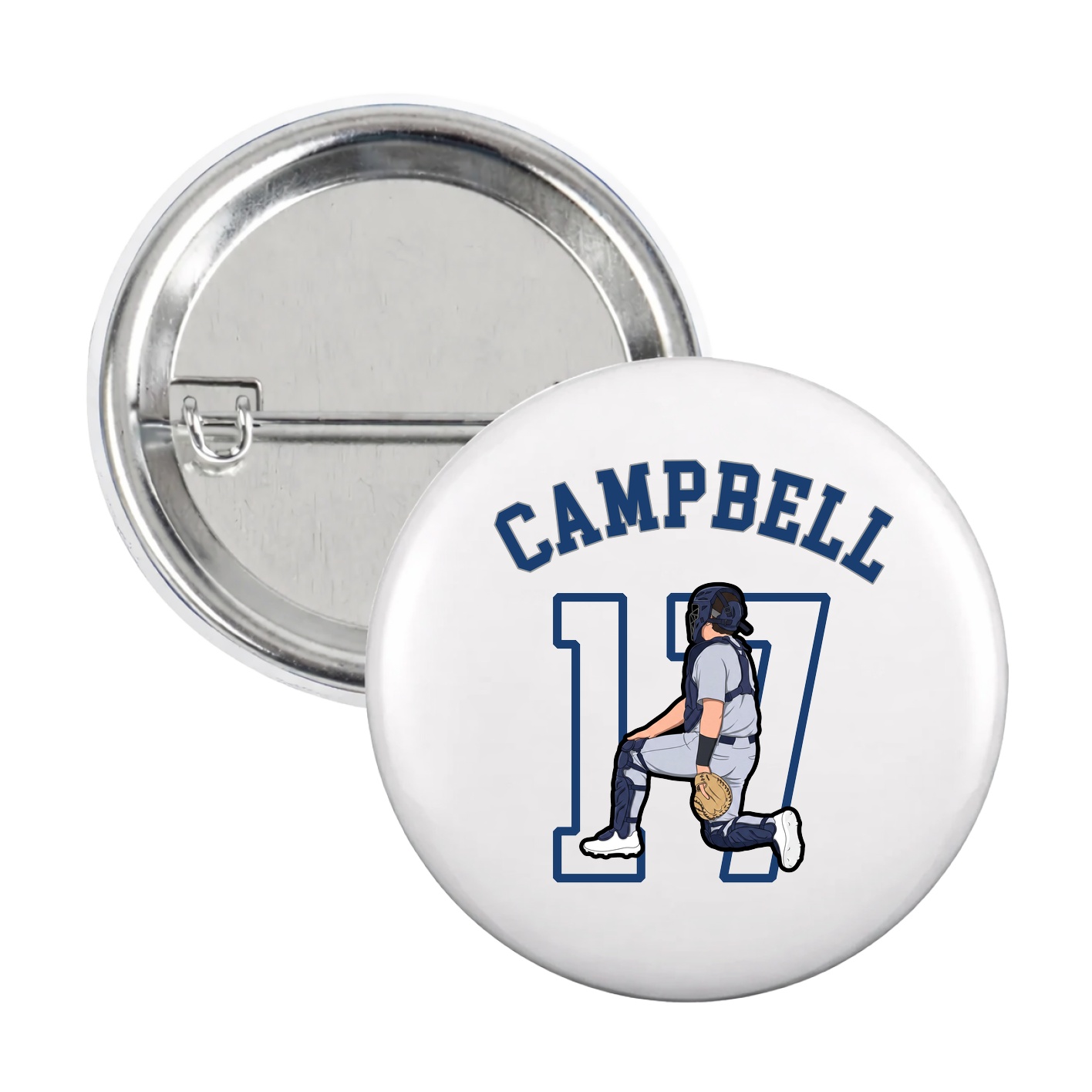 Game Day Button — Shirsey Arch in White