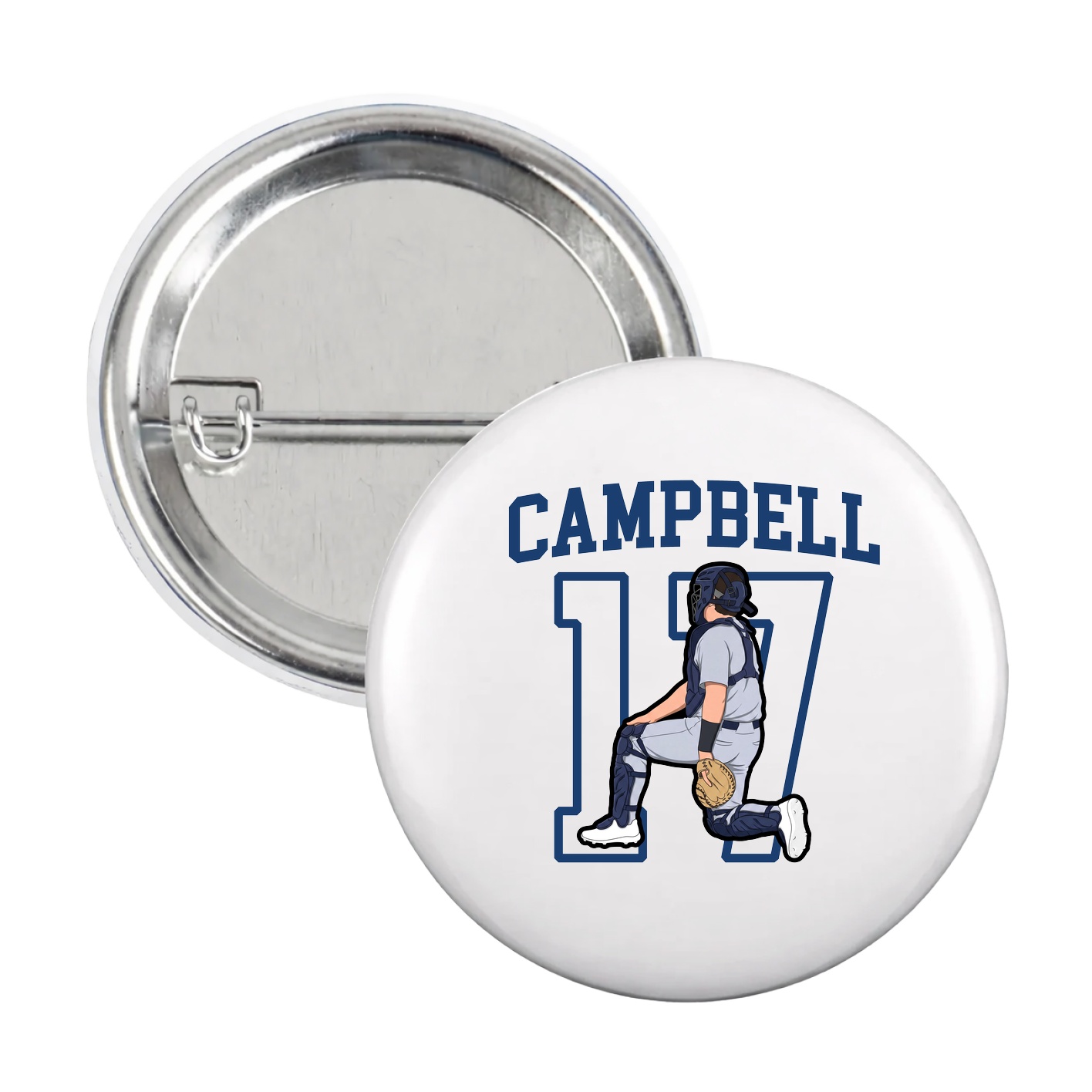 Game Day Button — Shirsey in White